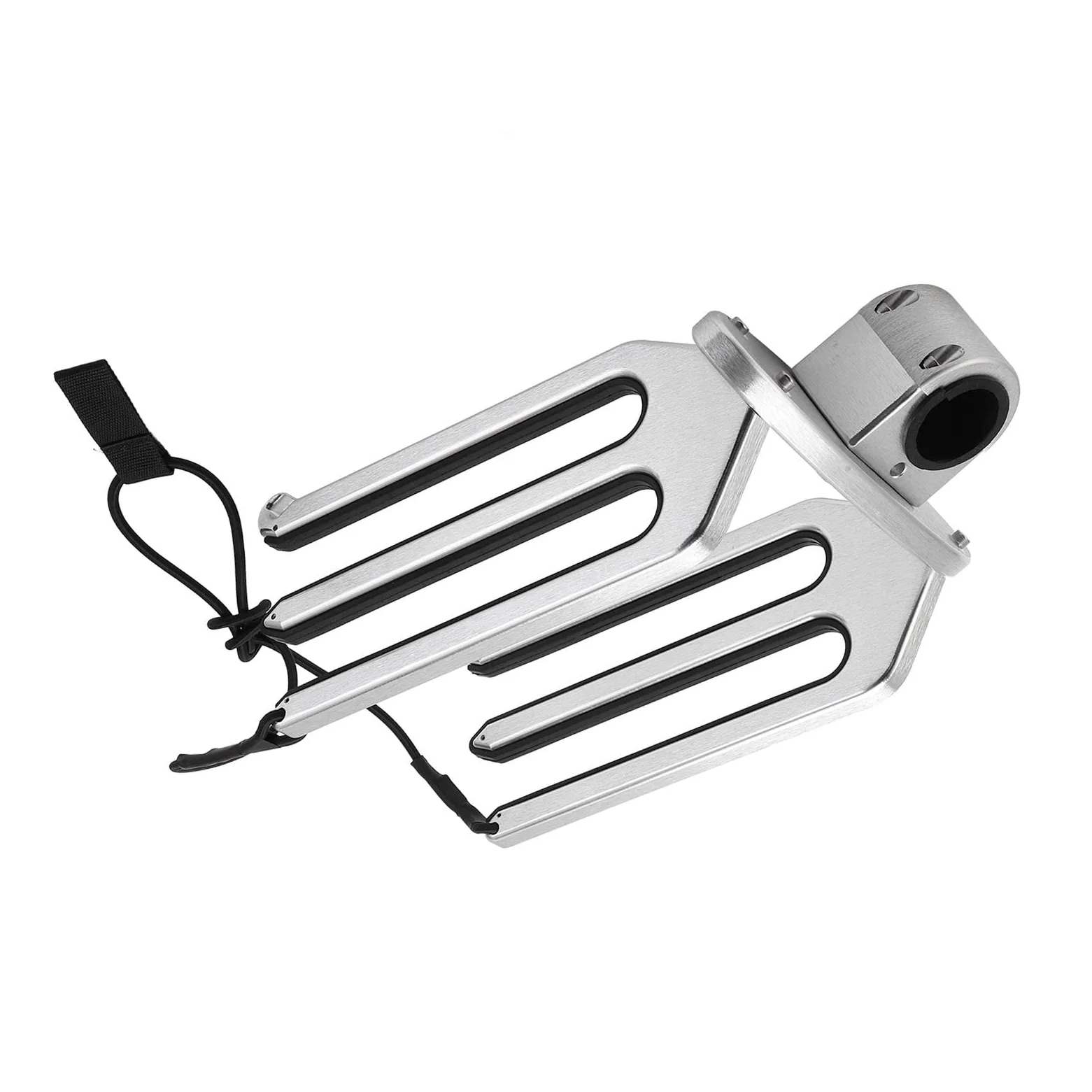 Wakeboard Rack Soporte Ajustable de Aluminio Cepillado CNC para Barco con Tornillo de Fijación y Junta, Soporte de Torre de Wakeboard de para, Tabla de Surf, Rodillera, Adecuado para