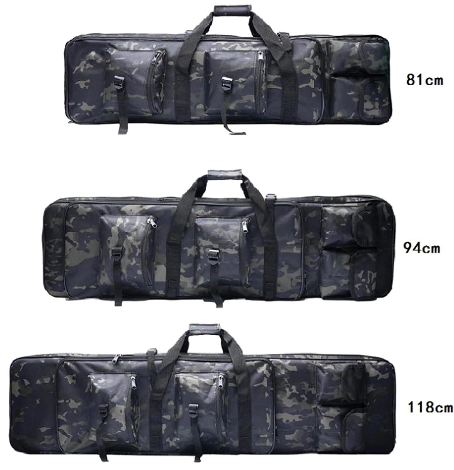 Bolsa para Rifle, Funda para Armas Largas, Airsoft Funda Escopeta Porta Caza Almacenar O Transportar Rifles 600D Tela Oxford Impermeable Bolsa Táctica De Escopeta C,118cm