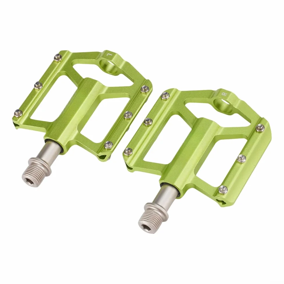 Pedales plegables de aleación de aluminio con 3 rodamientos, plataforma antideslizante, para bicicleta de carretera de montaña, piezas de ciclismo ligeras