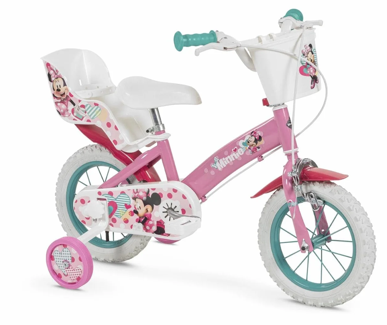 TOIMSA Bicicleta 12" Minnie Huffy (3/5 años), Multicolor
