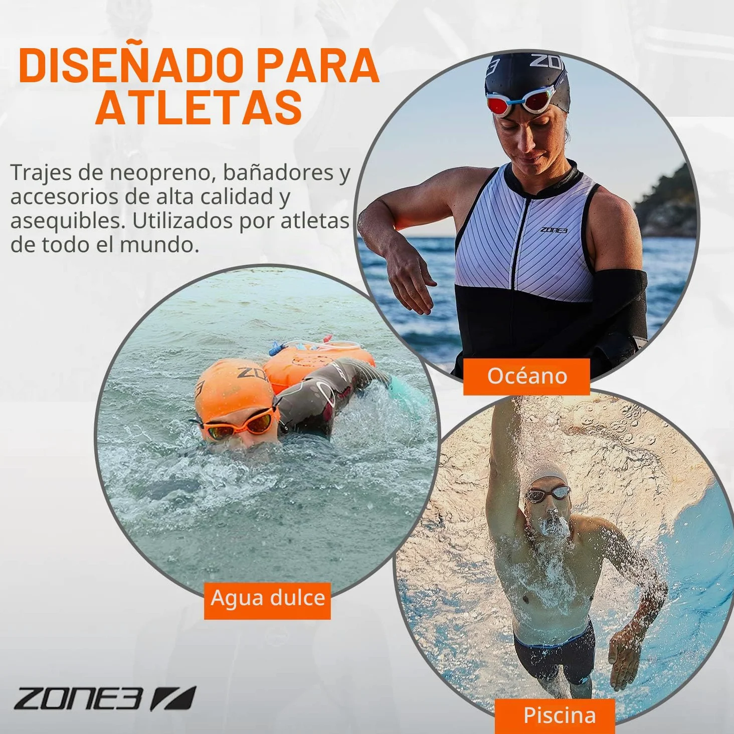 ZONE3 Attack Gafas de natación. Unisex adulto (Pack de 1)