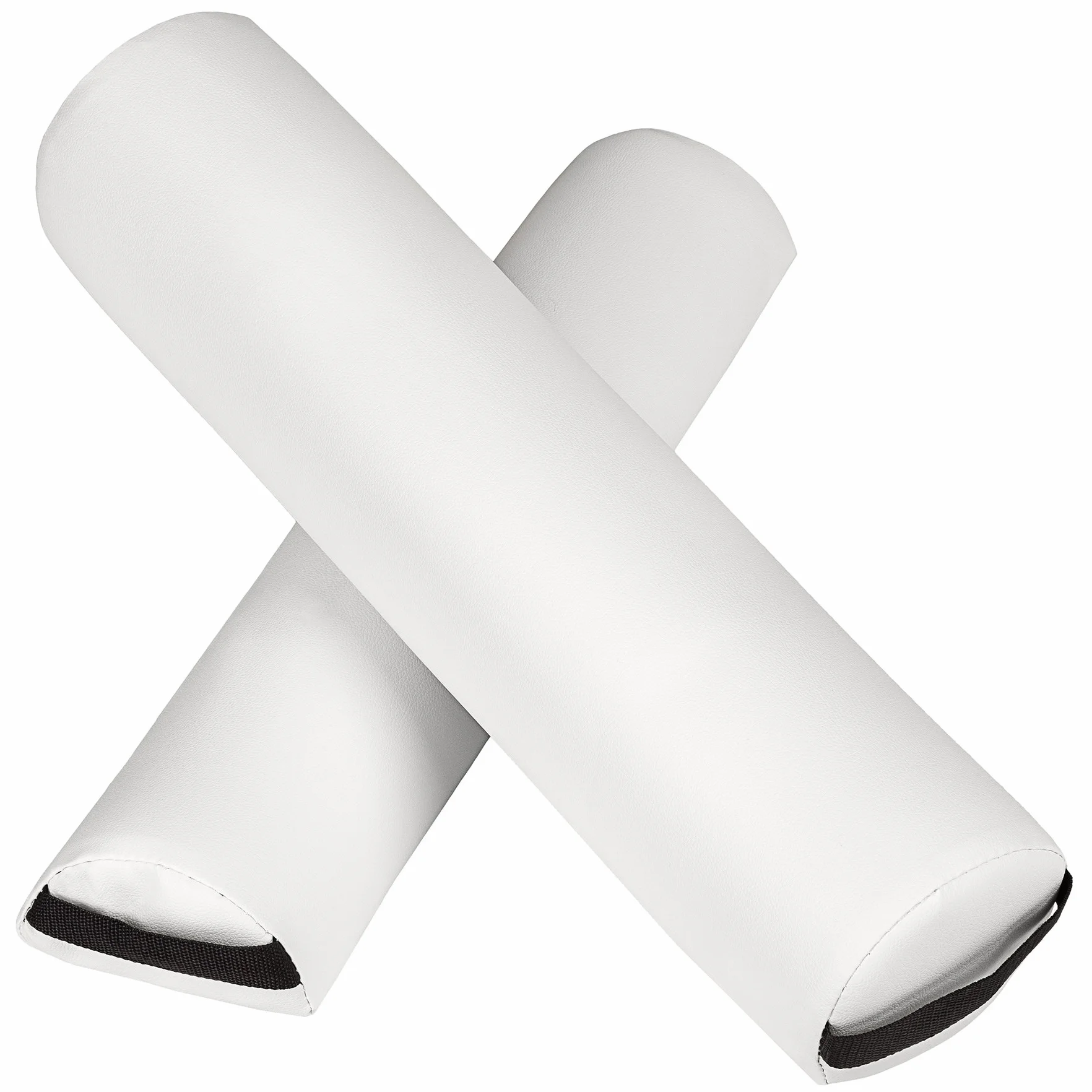 Tectake Foam Roller Rodillo Masaje Muscular Almohada Lumbar Ergonómica Blanco