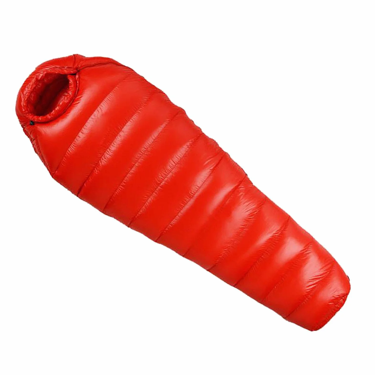 Saco de Dormir Ligero de plumón, Compacto, Impermeable, Aislante, para Exteriores, con una Comodidad de 0 Grados, Relleno de 1000 g, Apto para Las 4