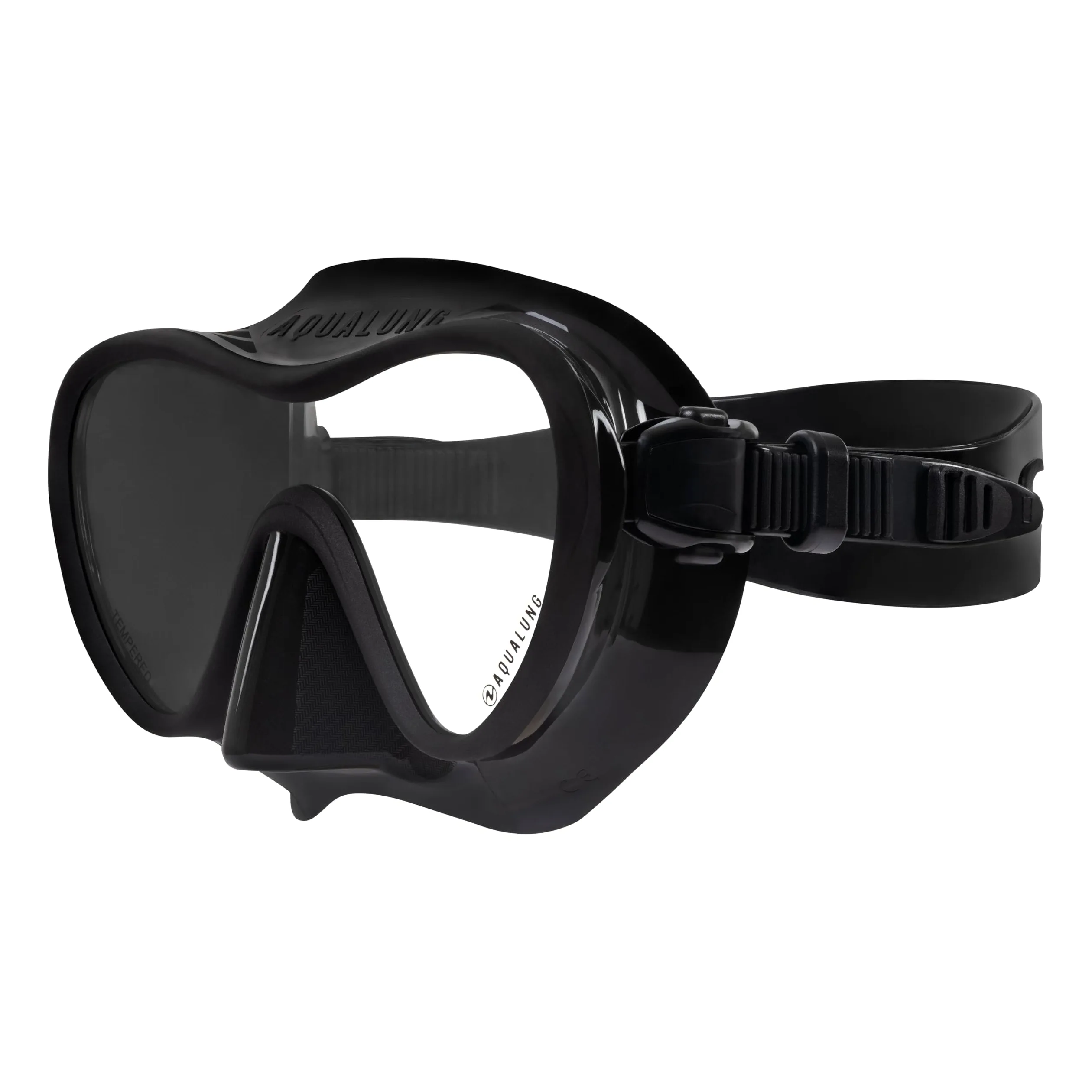 Aqualung Neos - Set de Snorkel con máscara monovidrio sin armazón + Tubo de Silicona, Vidrio Templado de Buceo, Volumen 170cm³, Compacto para Viajar