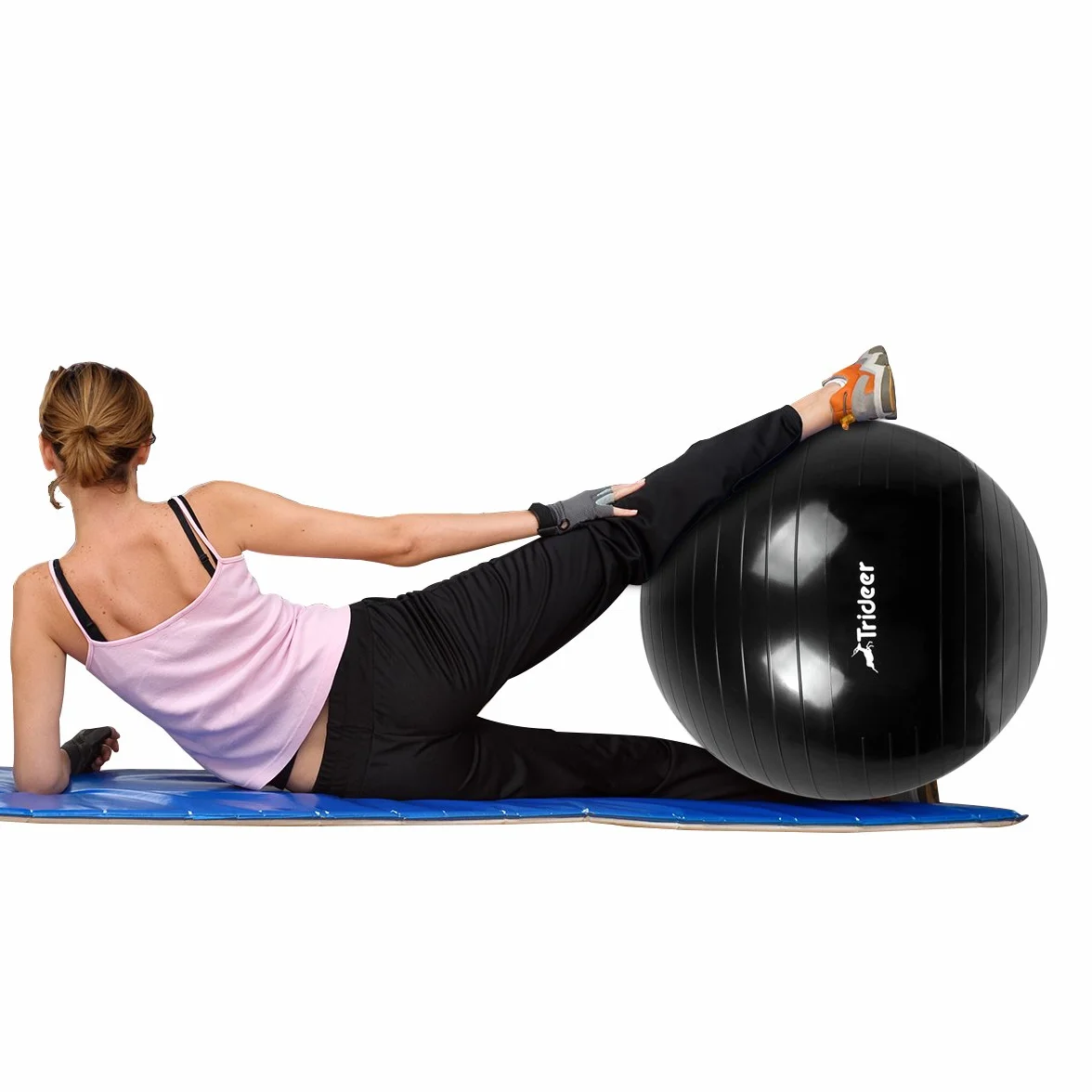 Trideer Pelota de Ejercicio 45-75 cm Anti-estallido 2200 Libras Yoga Pilates Embarazo