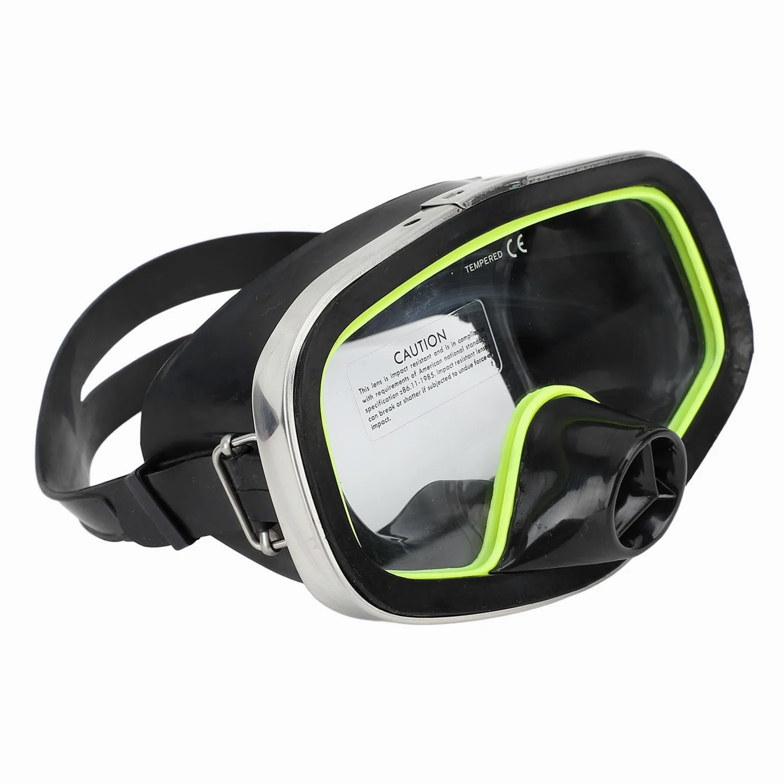 Gafas de Buceo, Visión Clara, Gafas Subacuáticas, Ajuste Cómodo, Silicona para Bucear (Yellow)