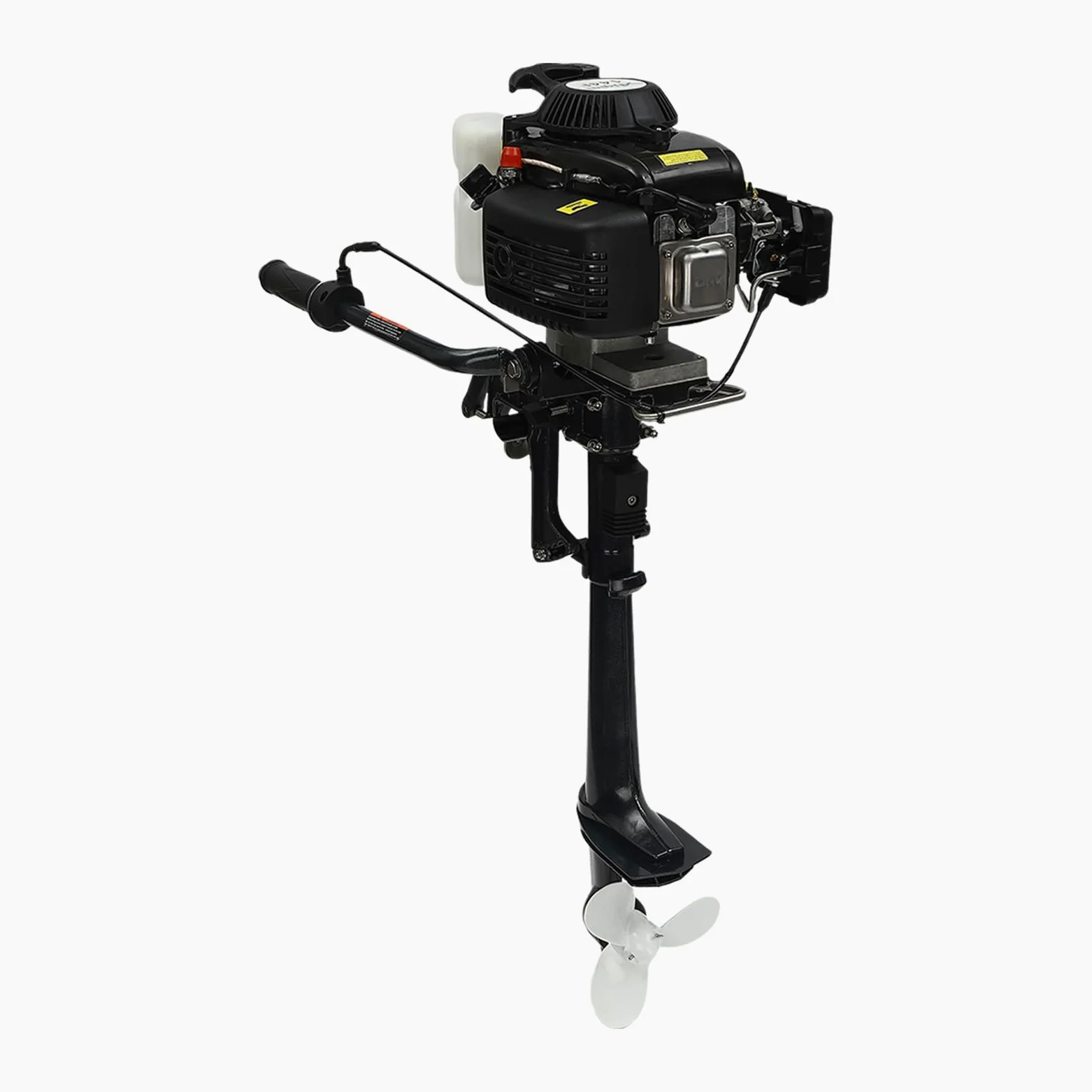 Motor fueraborda de 4 tiempos, motor fueraborda de gasolina 3HP, motor fueraborda de gasolina, arranque y refrigeración por aire, para botes hinchables, barcos de pesca, veleros