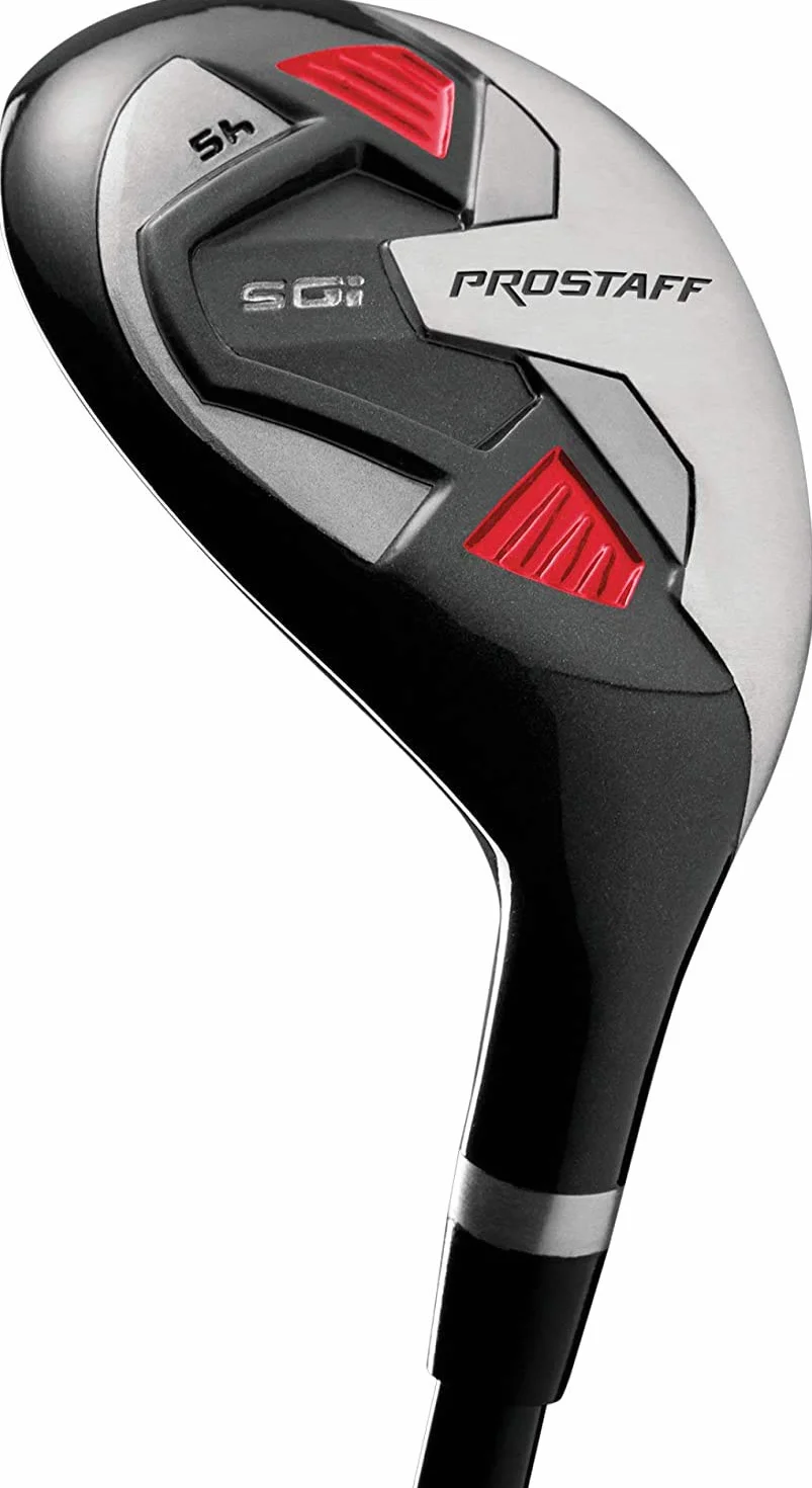Wilson Golf Pro Staff SGI Híbrido 4 Palo de Golf Hombre Izquierda Grafito Rojo