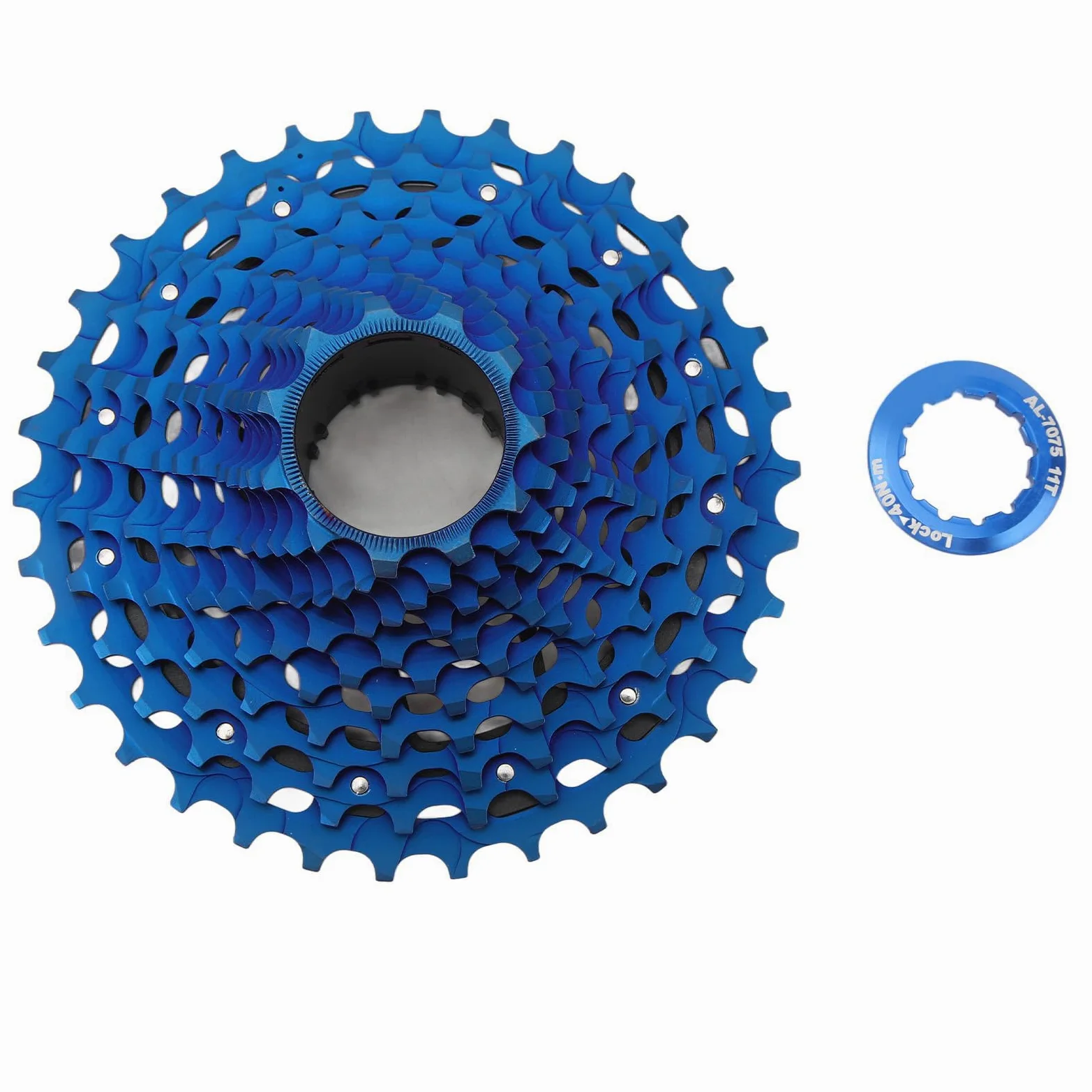 Cosiki Casete de 12 Velocidades, Casete de Bicicleta de Diseño Hueco de Acero de Alta Resistencia Silencioso para Reemplazo