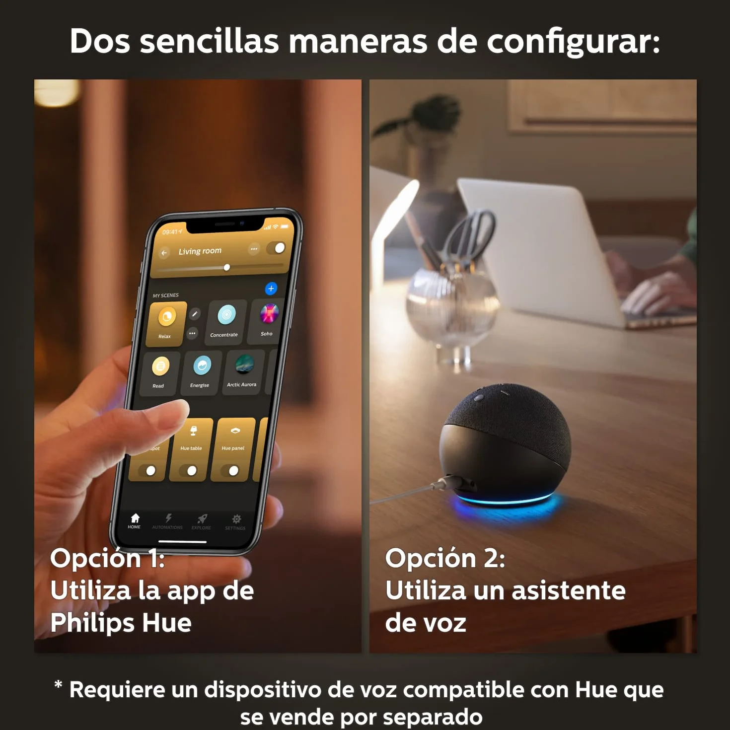 Philips Hue Bombilla LED Inteligente E27 9W 800 Lúmenes Regulable Bluetooth Zigbee Alexa