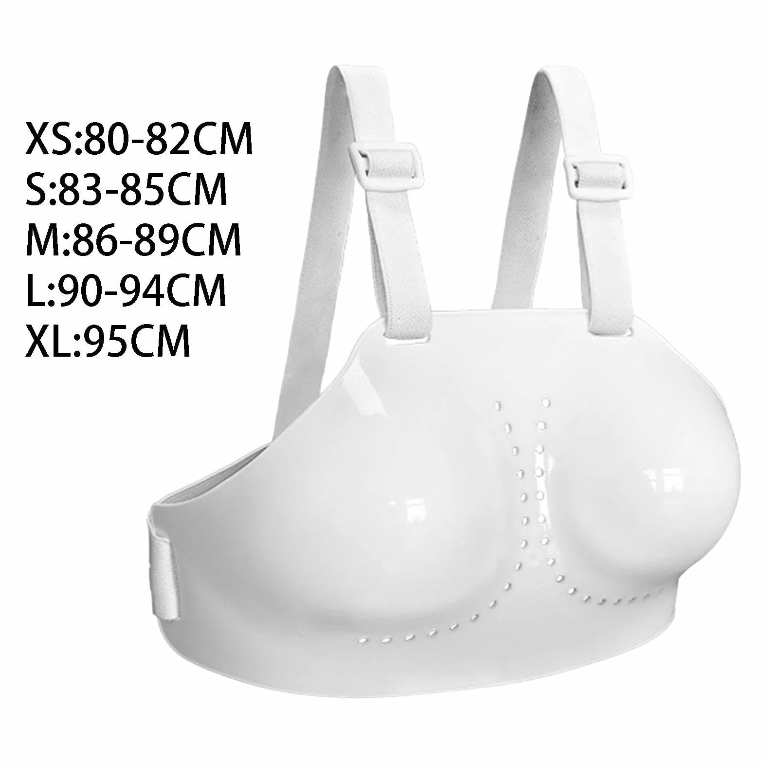 Protector de Pecho Femenino Boxeo Muay Thai Karate Material PP Ligero Flexible