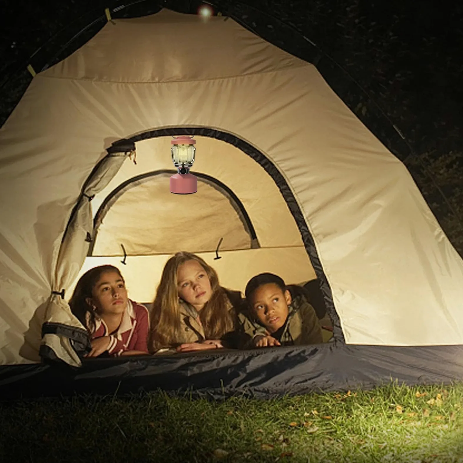 Linterna de camping recargable, resistente a la intemperie, linternas | eléctricas portátiles con batería de larga duración
