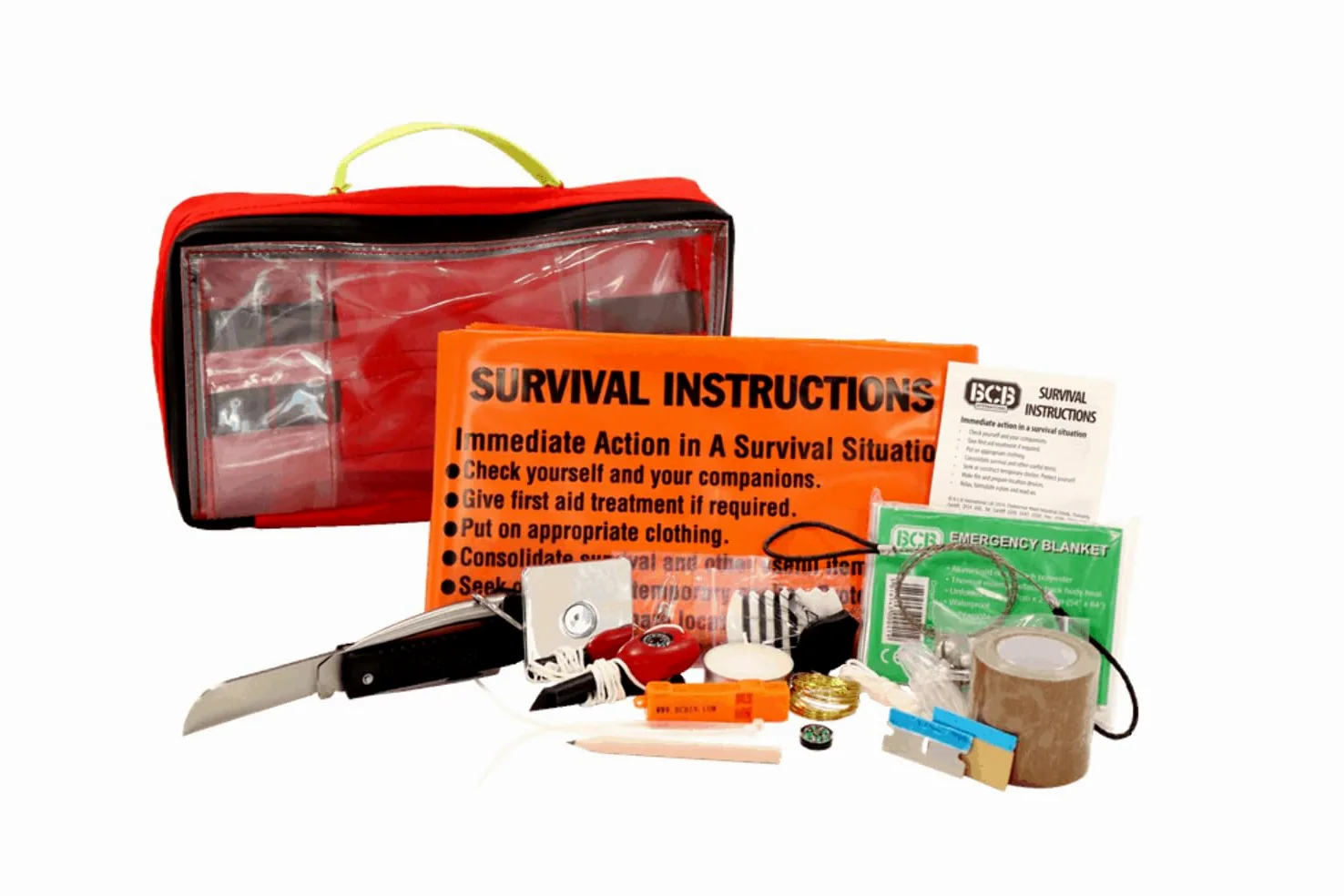 BCB International - Kit de Survie Prepper's Pack - BCB International - Rouge