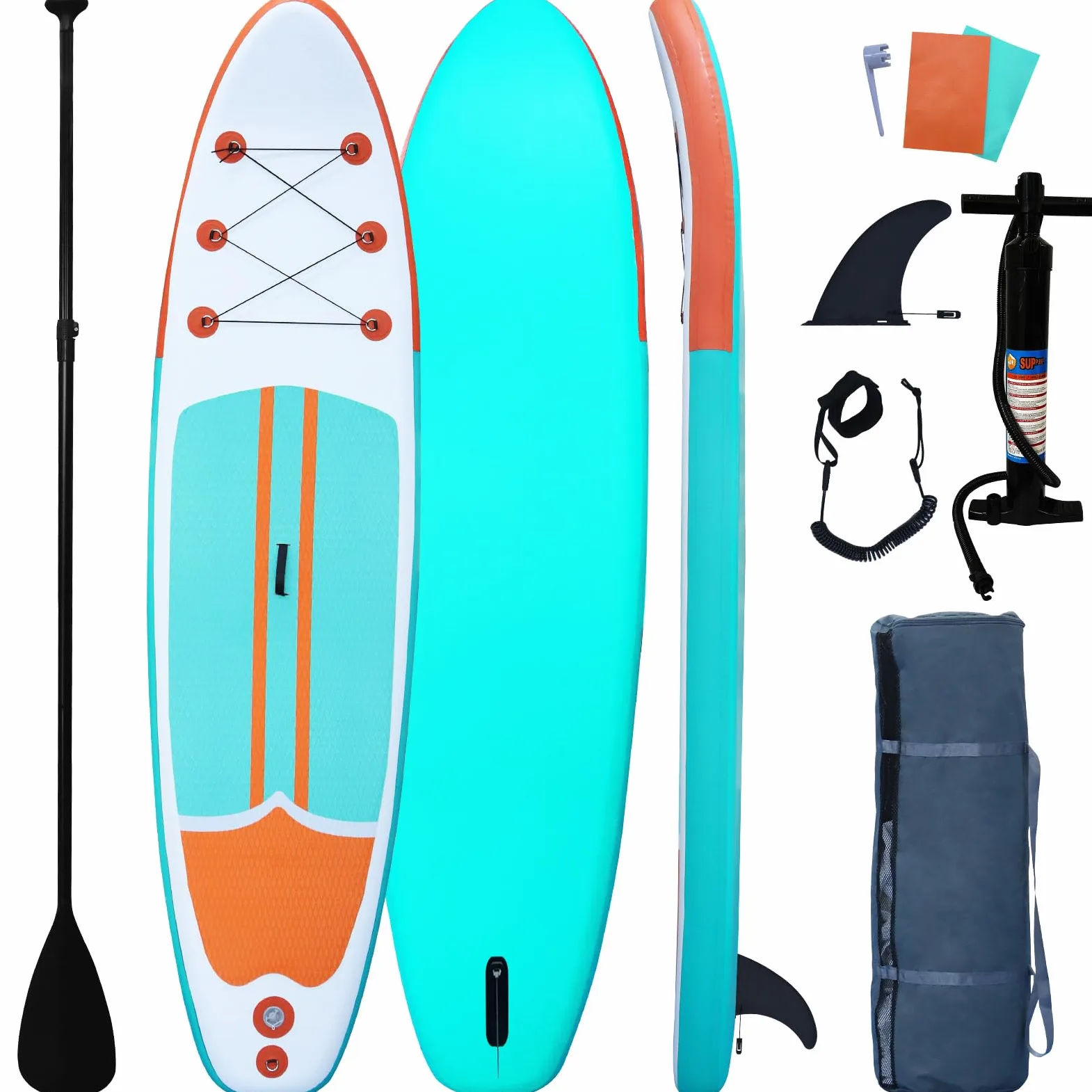 XHYCPY Tablas de Remo inflables de pie Anchas y estables con Accesorios de Tabla de Remo Sup de Primera Calidad para Todos los Niveles de Habilidad con Accesorios ISUP, Aletas, Remo Ajustable, Bomba,