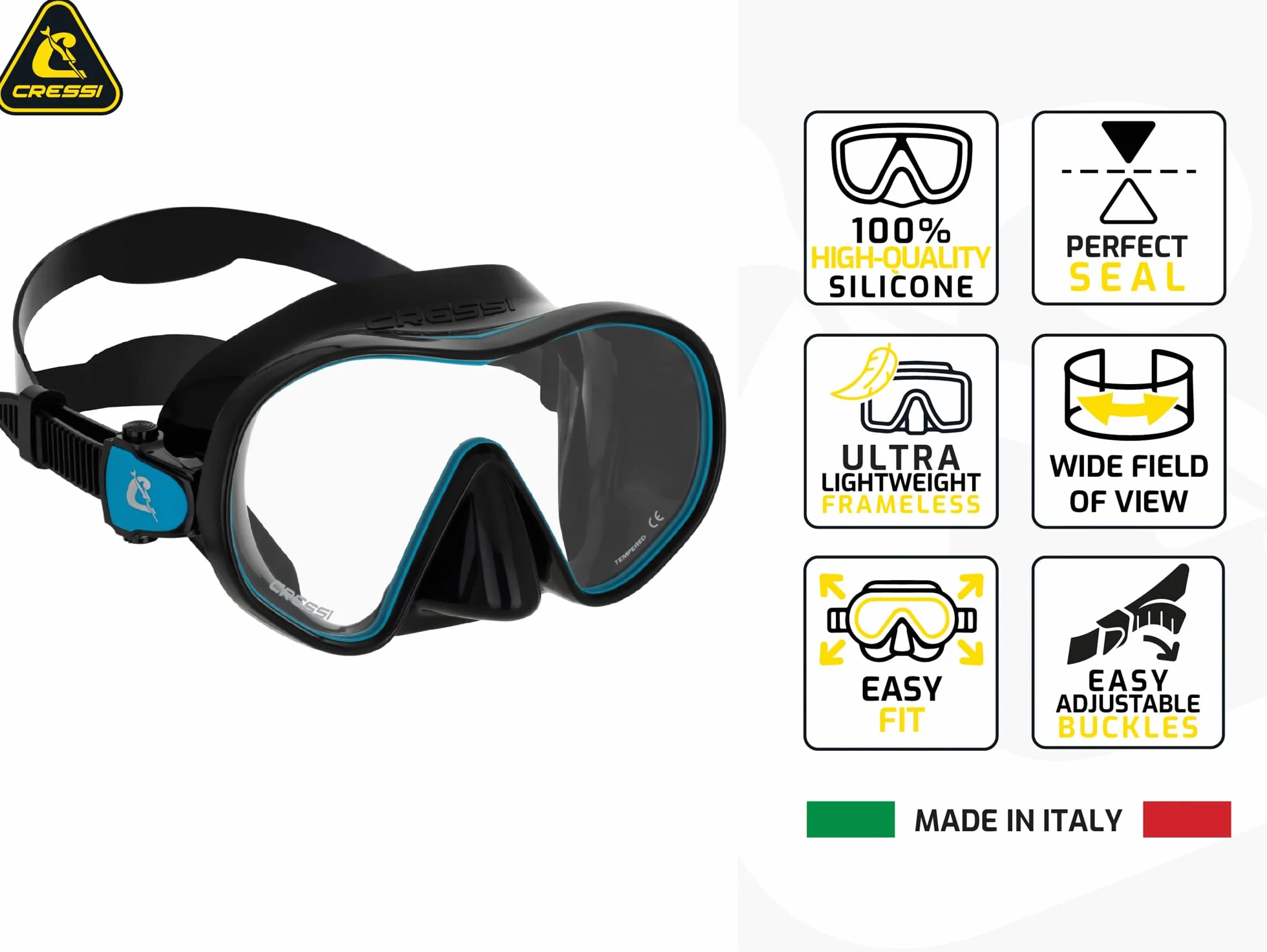 Cressi F-Dual, Black/White
