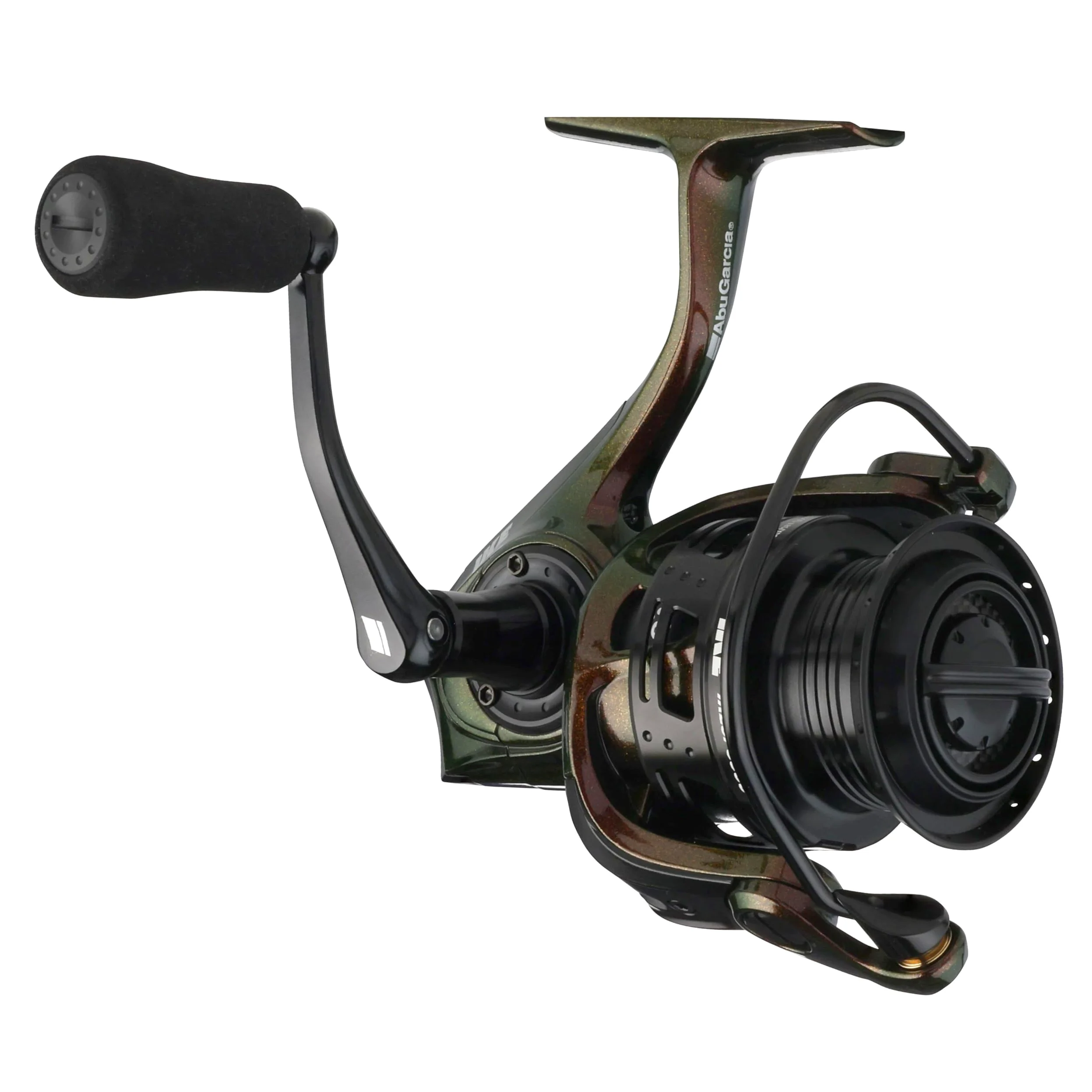 Abu Garcia Revo Ike - Carrete Giratorio Ligero Morado con 10 rodamientos, para Pesca en Agua Dulce, Lucio, Perca, lucioperca, Trucha