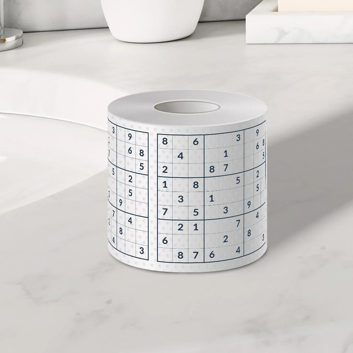 Papel higiénico Sudoku divertido para aficionados a los puzzles