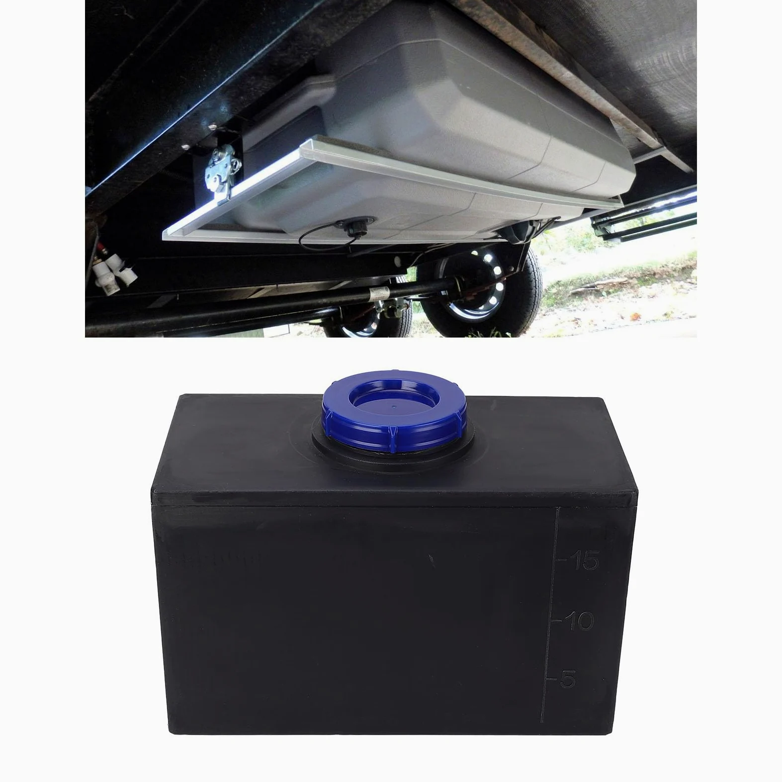 Tanque de Agua para Vehículos Recreativos de 5 Galones Depósito de Agua para Vehículos Recreativos Tanque de Almacenamiento de Agua para Vehículos Recreativos Tanque de Agua