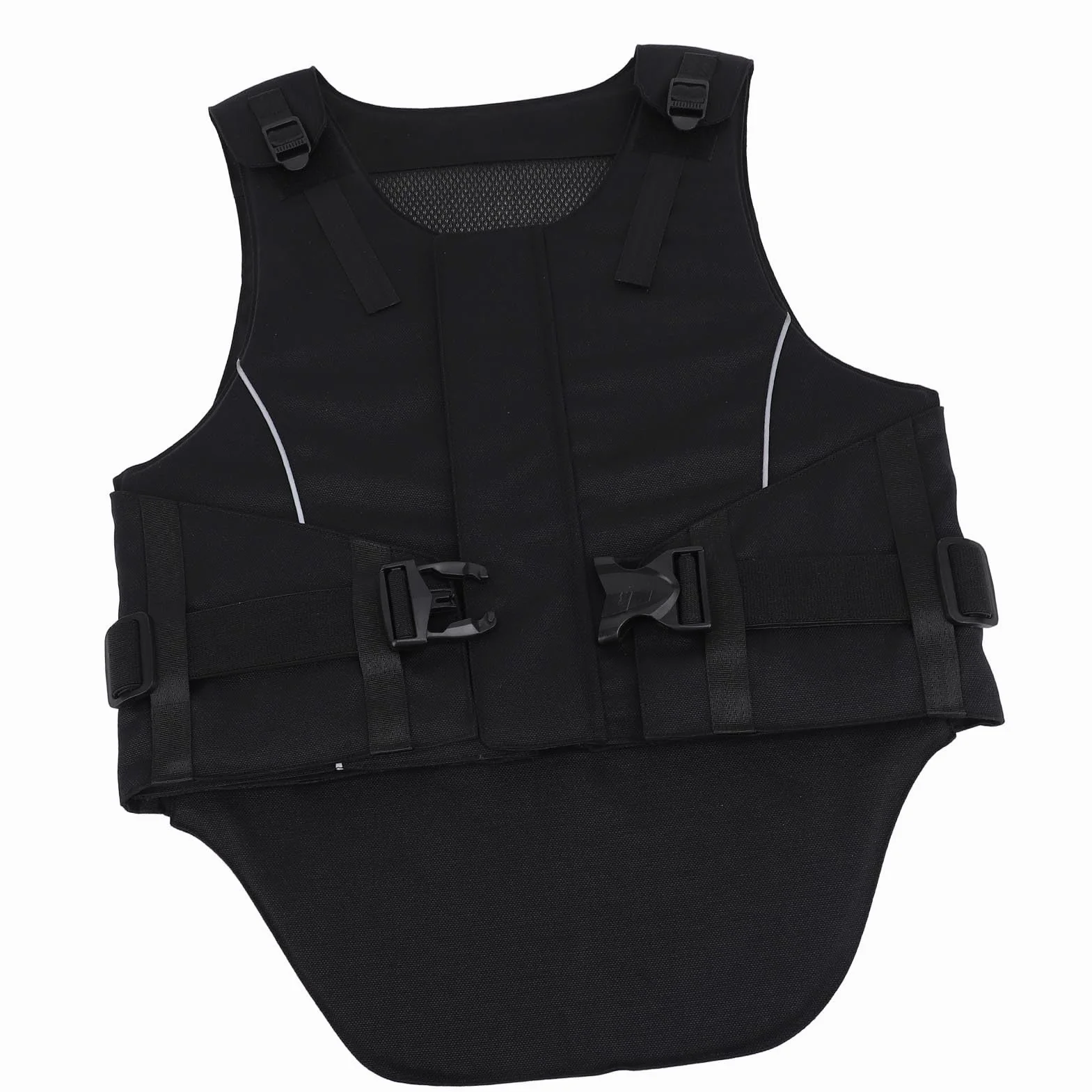 Chaleco Ecuestre Seguridad EVA Espuma amortiguadora Acolchado Chaleco Protector para Montar a Caballo para Hombres Mujeres Arenas de Carreras Montar al Aire Tela Resistente a la (S)