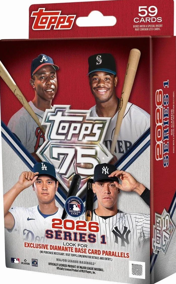 2026 Topps MLB Baseball Series 1 - Caja para colgar