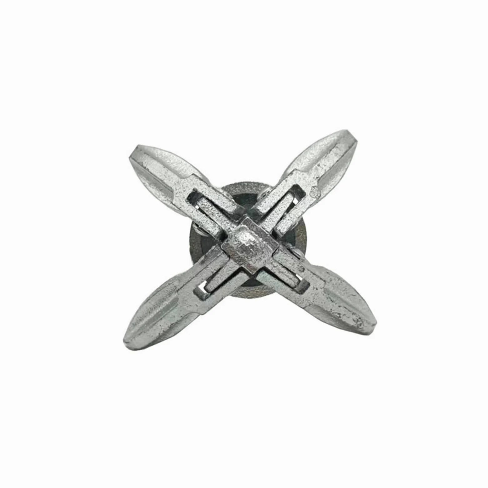 Ancla plegable de acero al carbono galvanizada en caliente, ancla tipo paraguas tipo B, ancla for embarcaciones inflables, s, barcos de pesca, ancla de amarre for yates.(0.7kg)