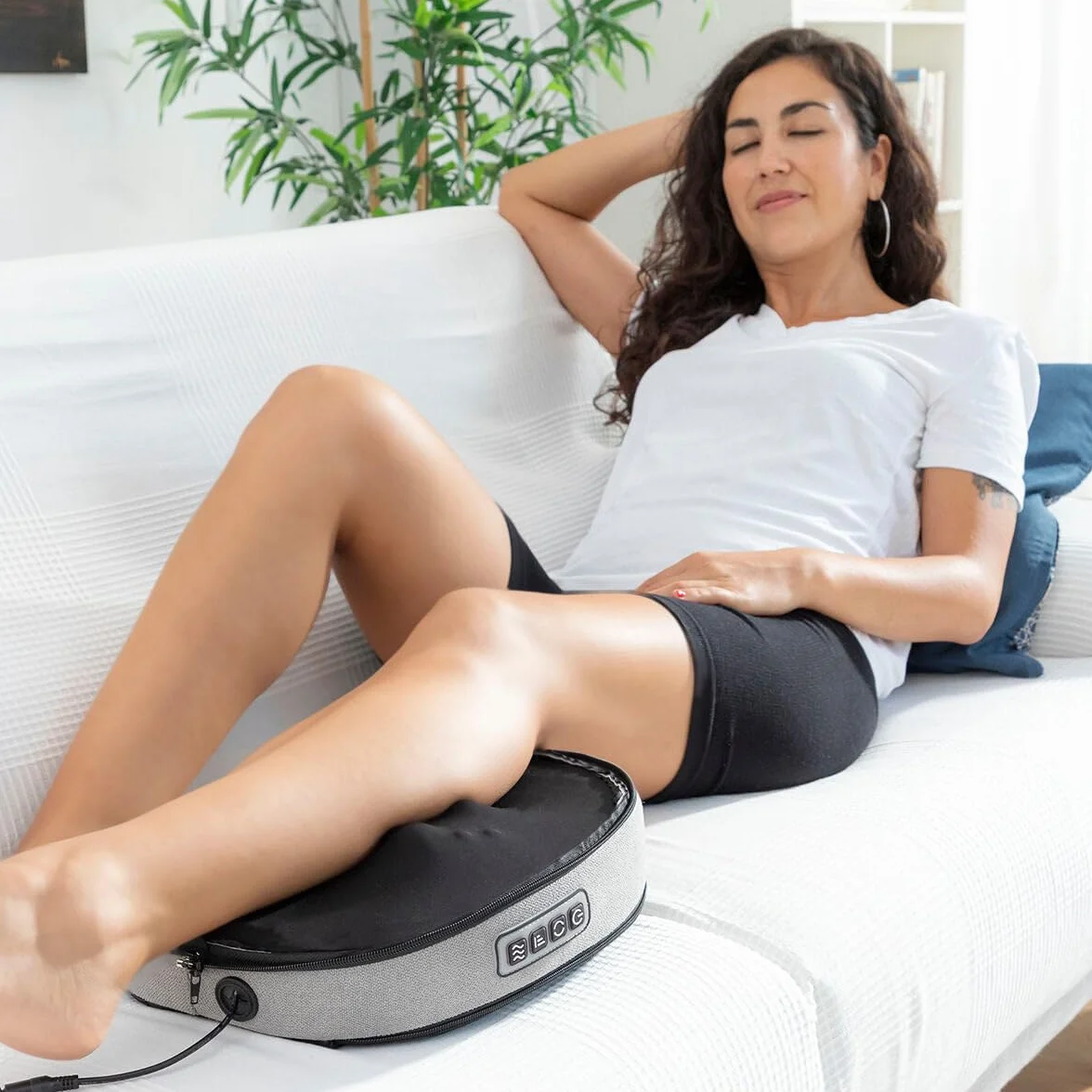 InnovaGoods Masajeador shiatsu térmico 2 en 1 Futsa para espalda y cuello