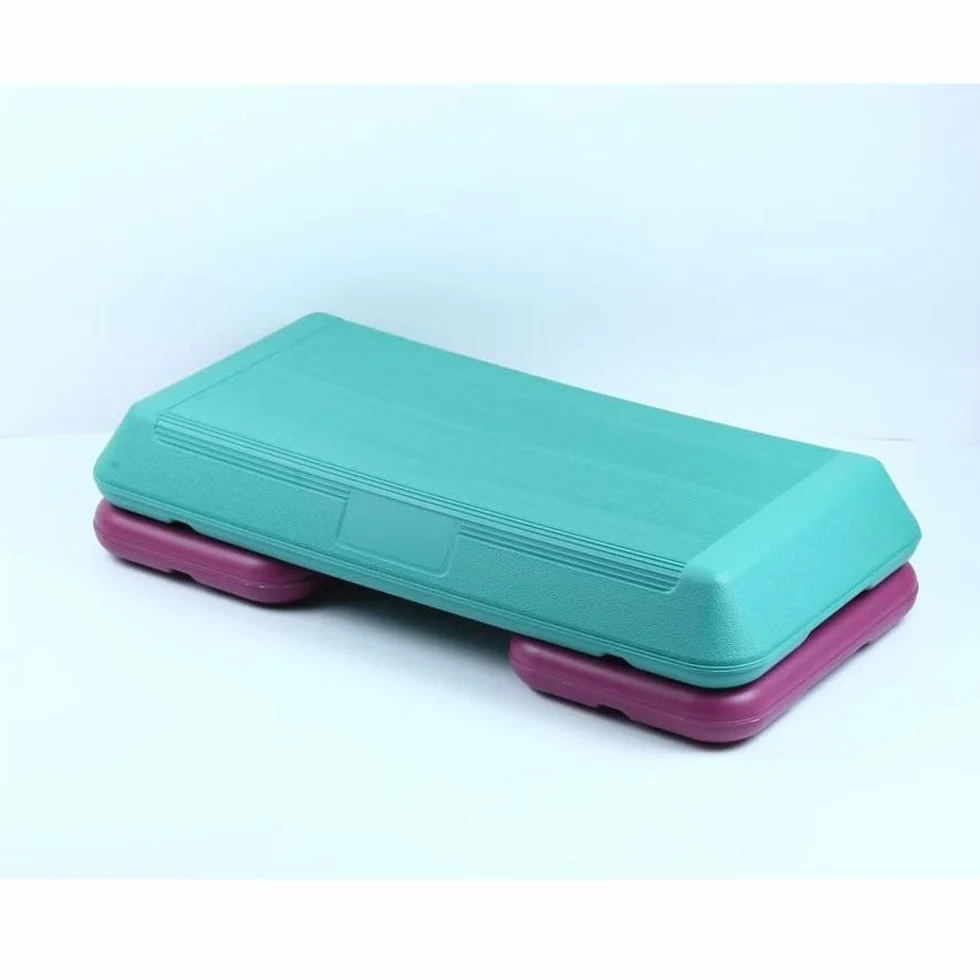 Plataforma Step Regulable Viok Sport - Antideslizante - 3 Alturas (10, 15 y 20 cm) - Ejercicios Aeróbicos y Tonificación en Casa o el Gimnasio
