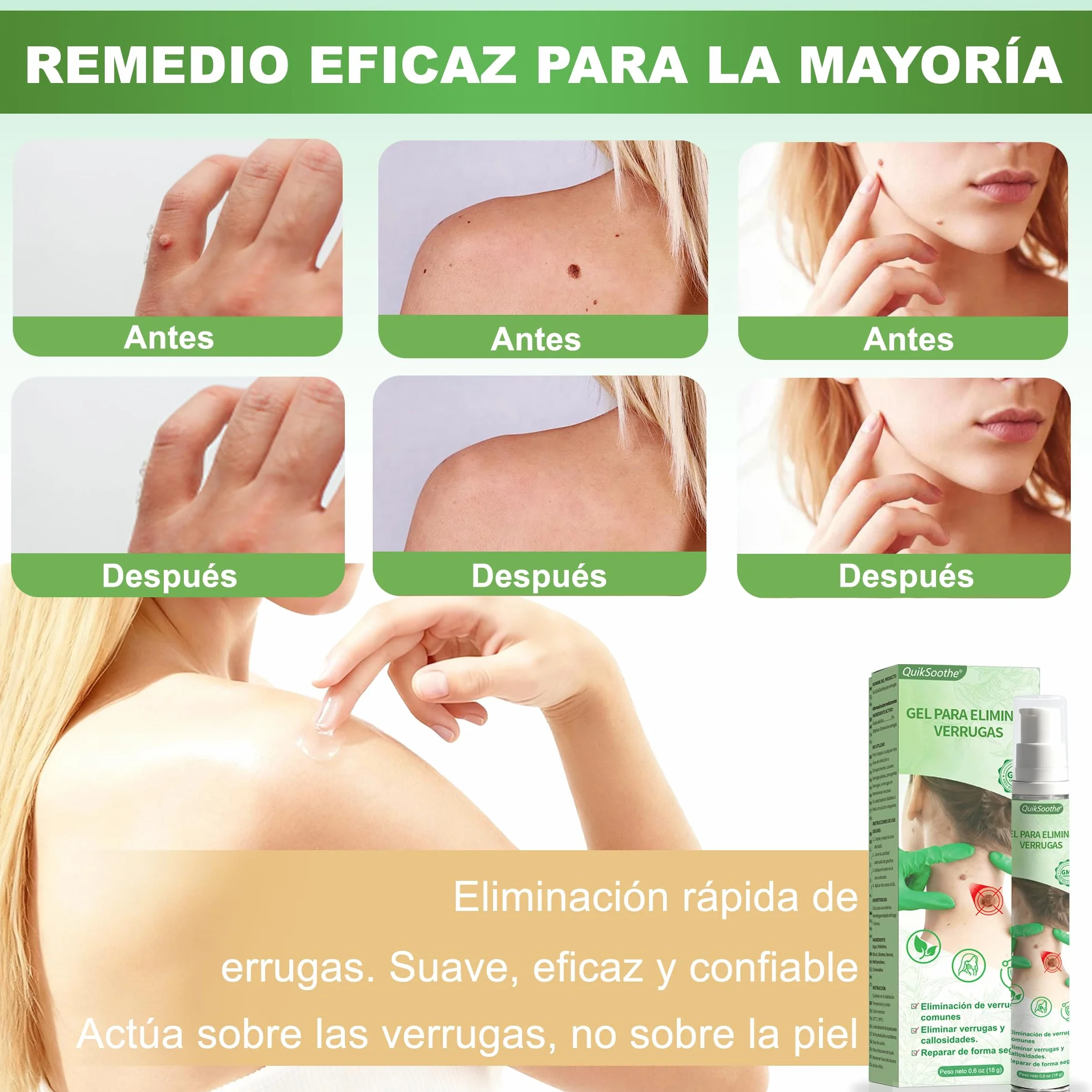 Gel Quita Verrugas