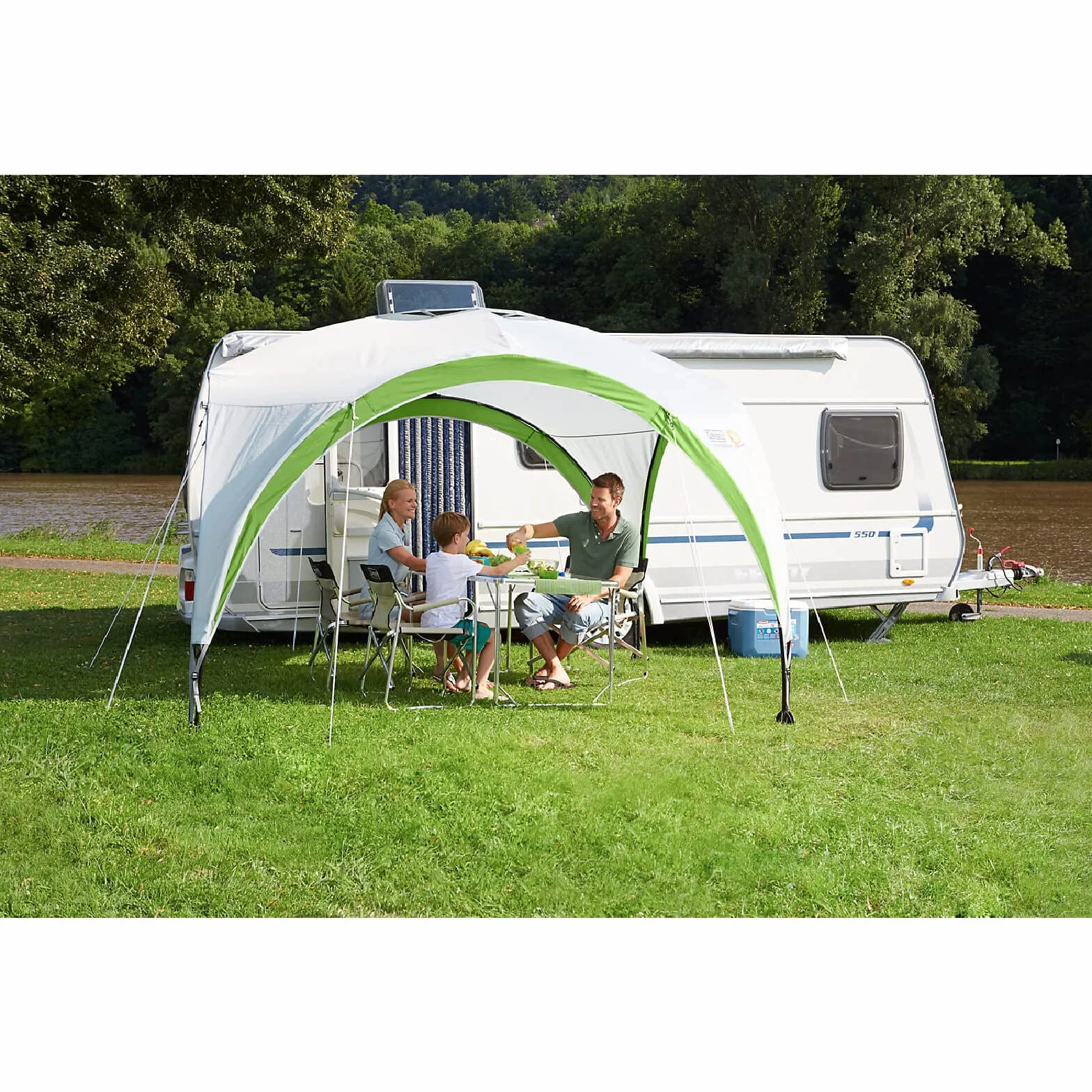 Coleman Gazebo Event Shelter Pro L 12 x 12 pies para Festivales, jardín y Camping, construcción de Postes de Acero Resistente, Tienda de campaña Grande con protección Solar SPF 50+