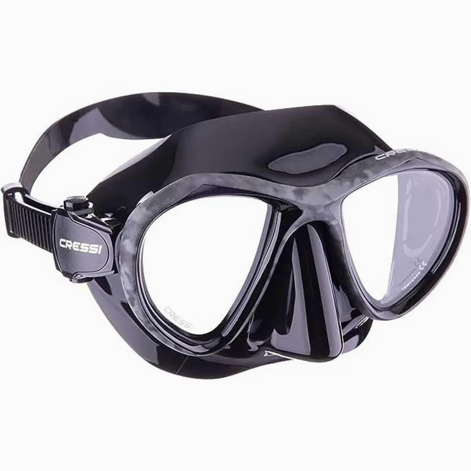 Cressi Metis & Corsica - Camouflage-Kombi-Set Zum Angeln und Freitauchen, Metis-Maske und Korsika-Schnorchel, Einheitsgröße, Unisex-Erwachsene