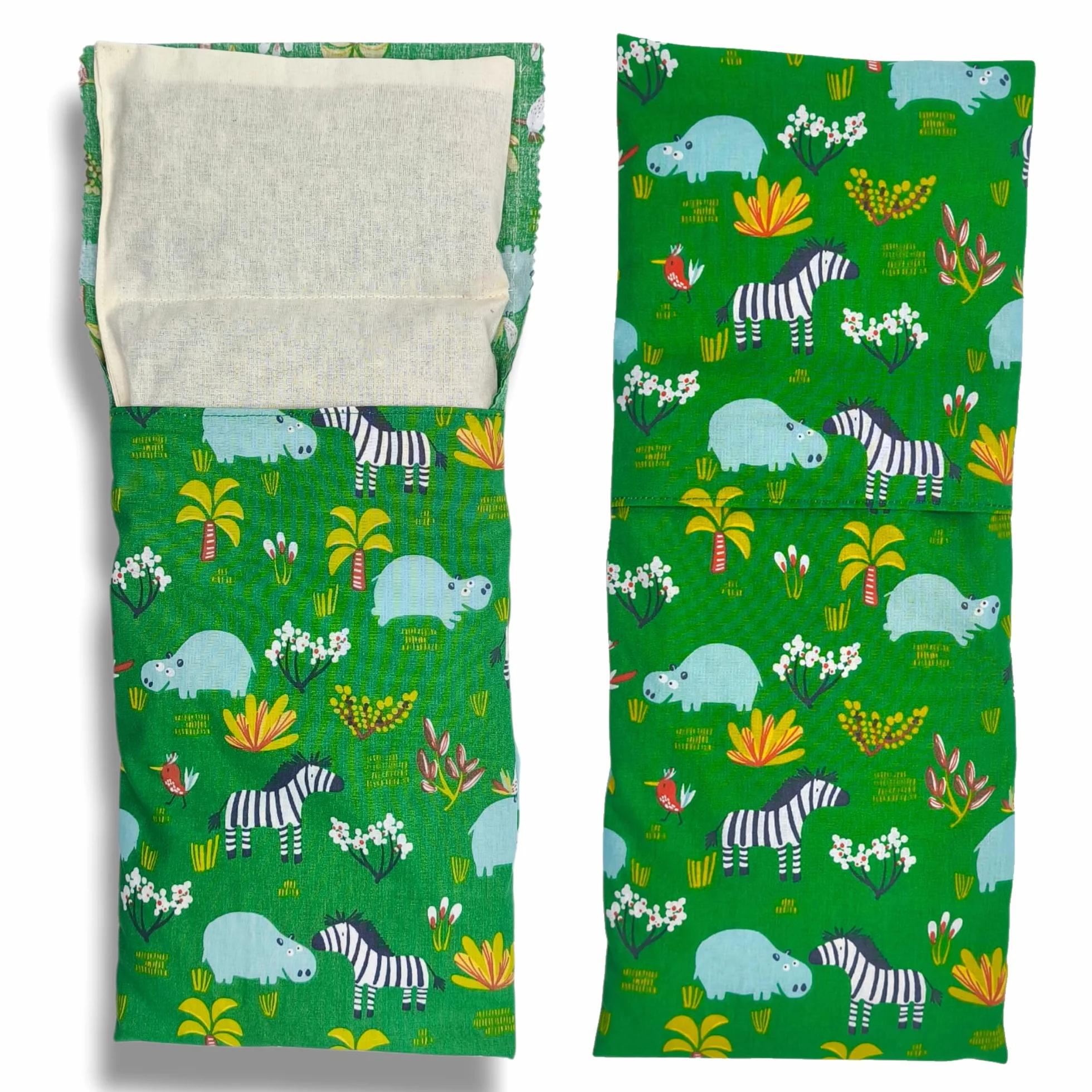 Saco semillas Hipo huesos cereza térmico frío calor 40x17cm 400gr bolsa microondas funda lavable