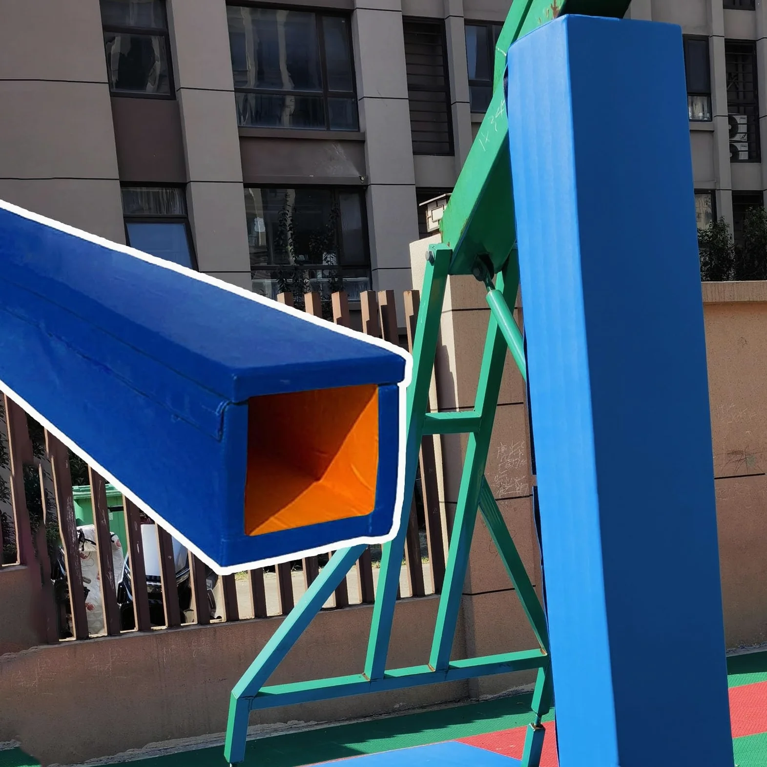 Cubierta acolchada universal impermeable de PVC para patio, sótano, resistente a los impactos, para mayor seguridad para los niños