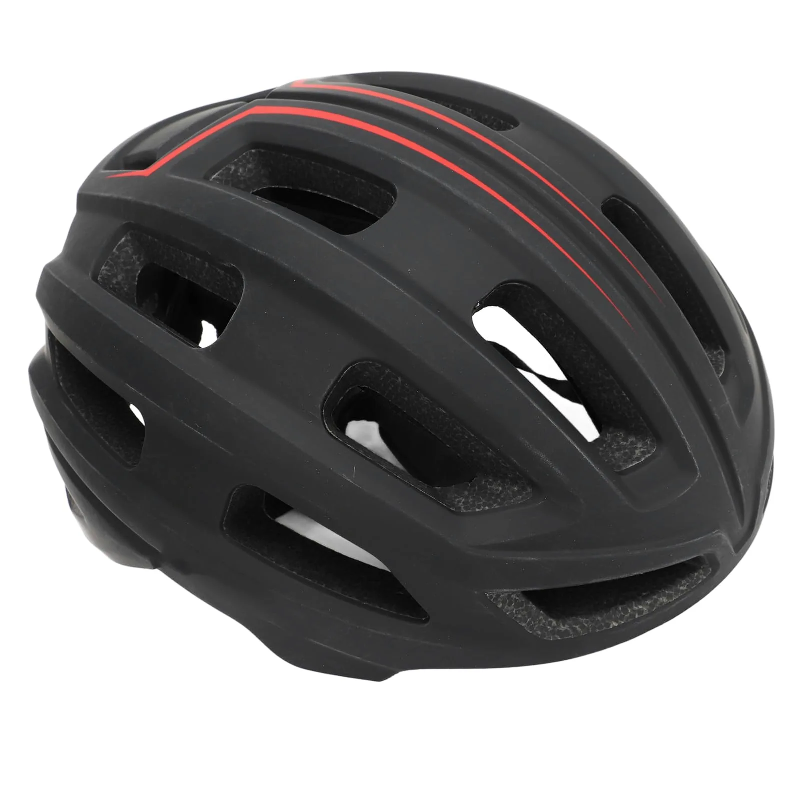Casco de Ciclismo, Casco de Bicicleta 61-65 Cm, Ajustable, Transpirable, Ligero, para Adultos, Casco de Bicicleta de Carretera con 21 Ventilaciones para Hombres y Mujeres (Black)