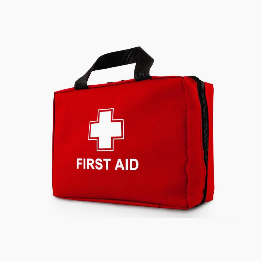 Paquete de emergencia - Bolsa de primeros auxilios de alta calidad con 200 artículos - Incluye enjuague para los ojos, 2 paquetes fríos y mantas de emergencia para el hogar, la oficina, el coche o la