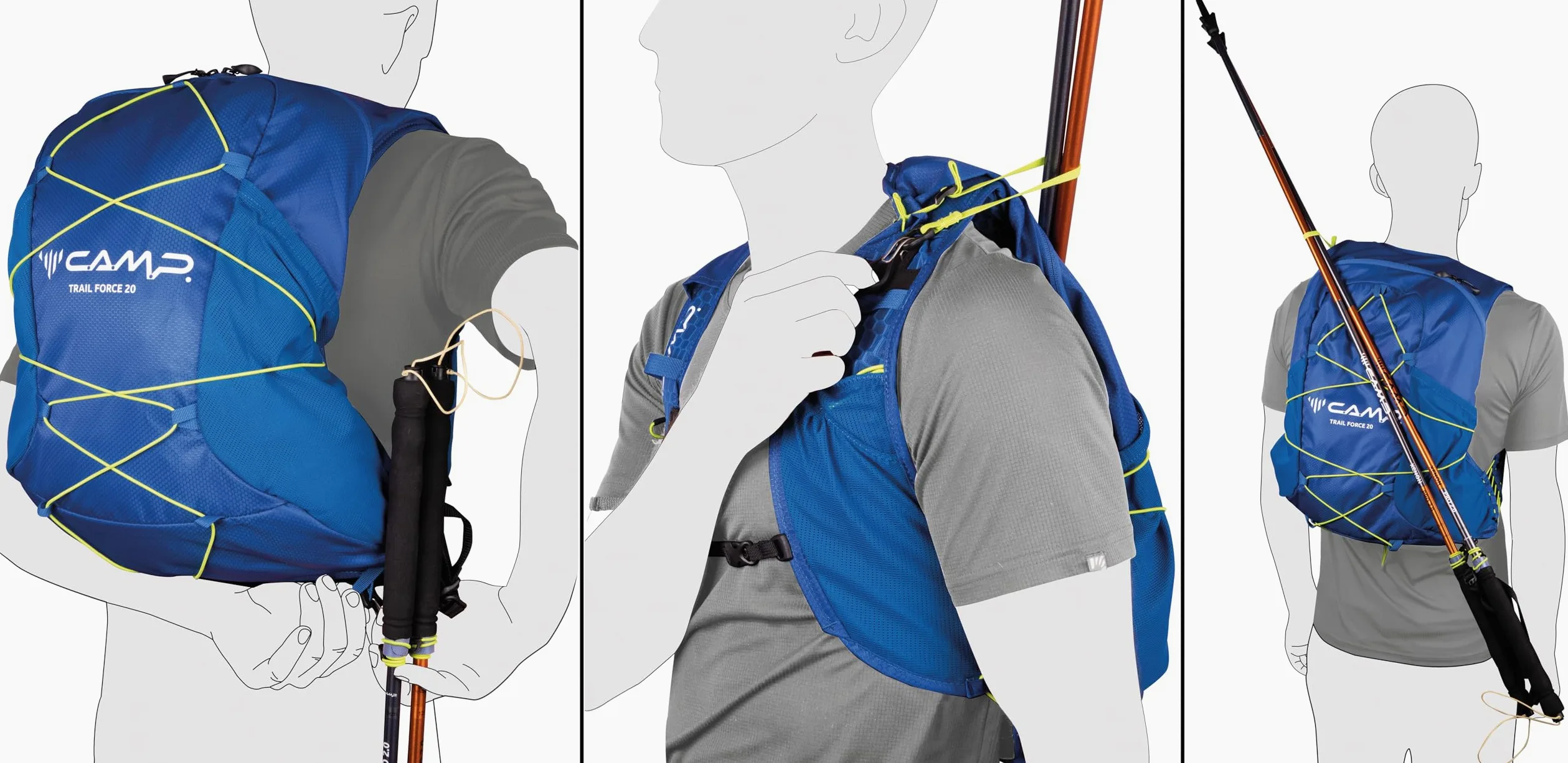 C.A.M.P. Trail Force 20 - Mochila TRAIL FORCE 20 - Mochila Unisex adulto (Pack de 1)