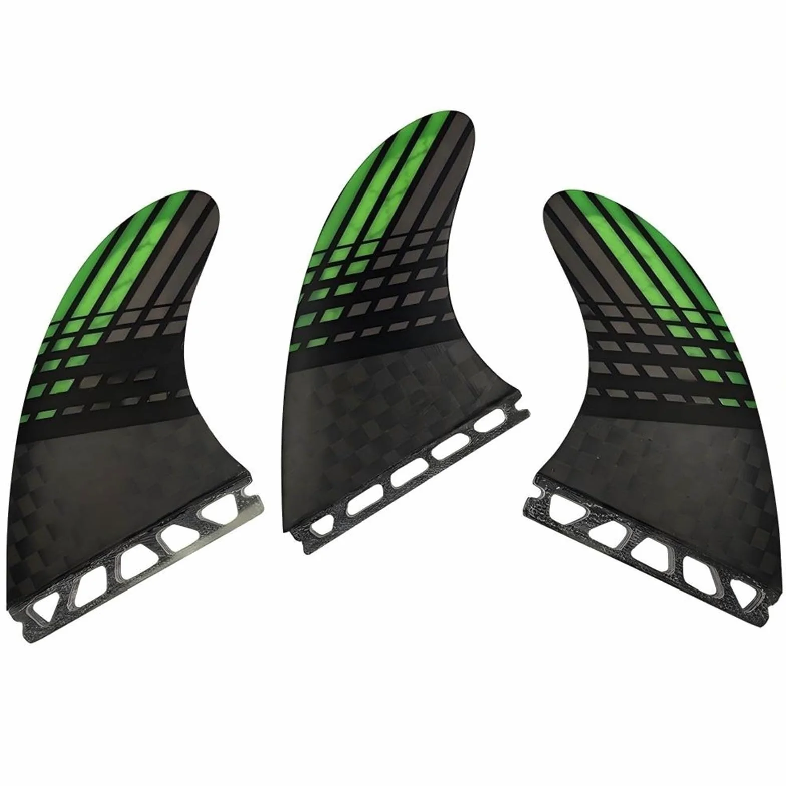 Aletas for Tablas de Surf S/M/L Tab Honeycomb Fibra Carbono Fácil de reemplazar