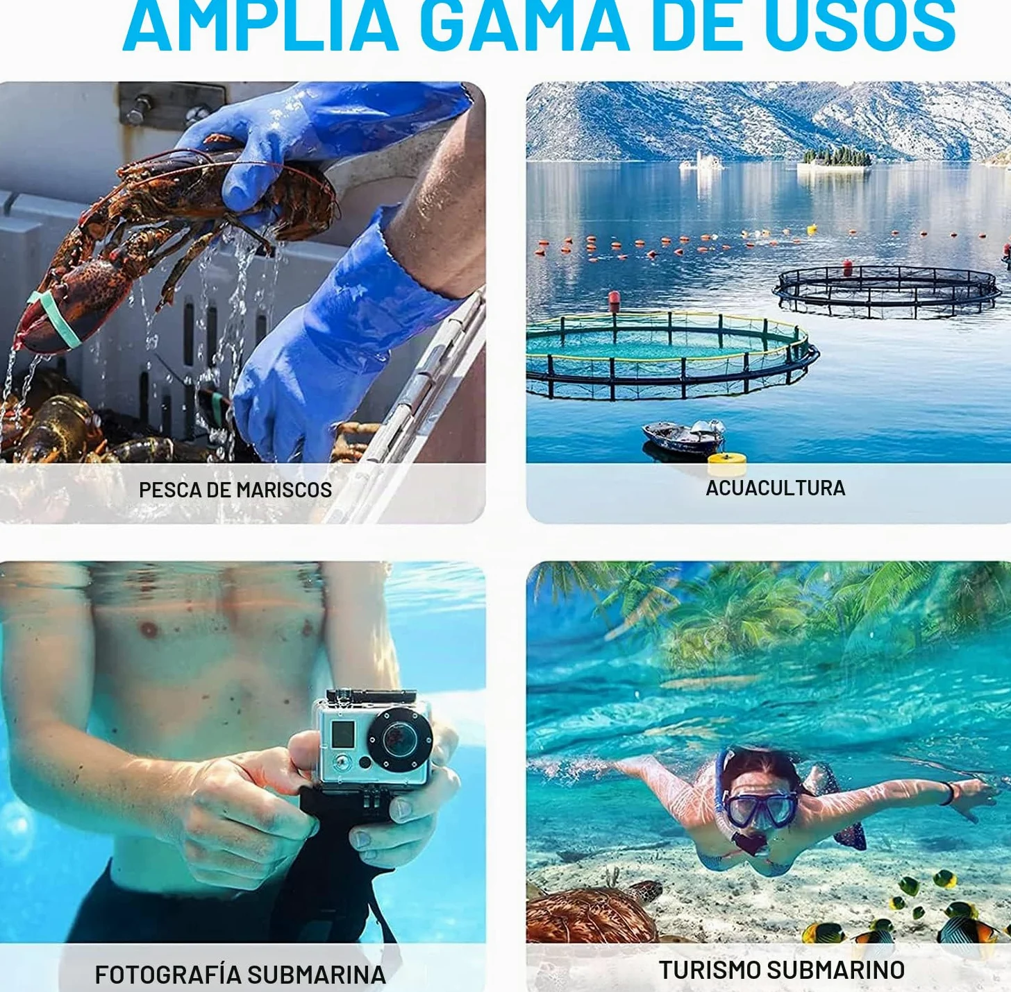 Juego de sistema de buceo recargable de 5,5 horas, compresor de aire impermeable con manguera de 35 pies y regulador de respiración de buceo, equipo de buceo para pesca de buceo recreativa