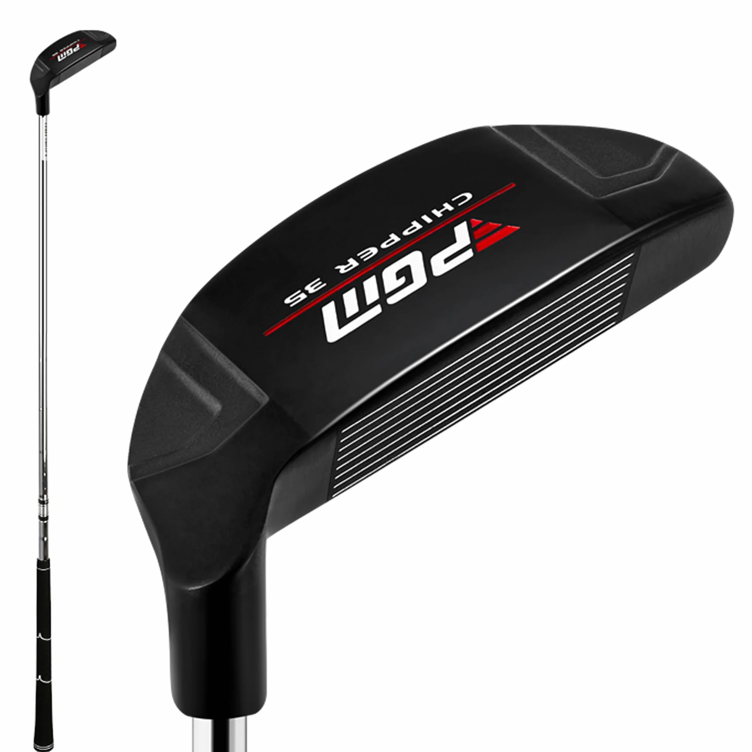 PGM 43° Premium Golf Chipper - Cuña de corte para diestros y zurdos, para hombre y mujer, juego corto preciso, mejora tus golpes cortos, club de golf con loft alto