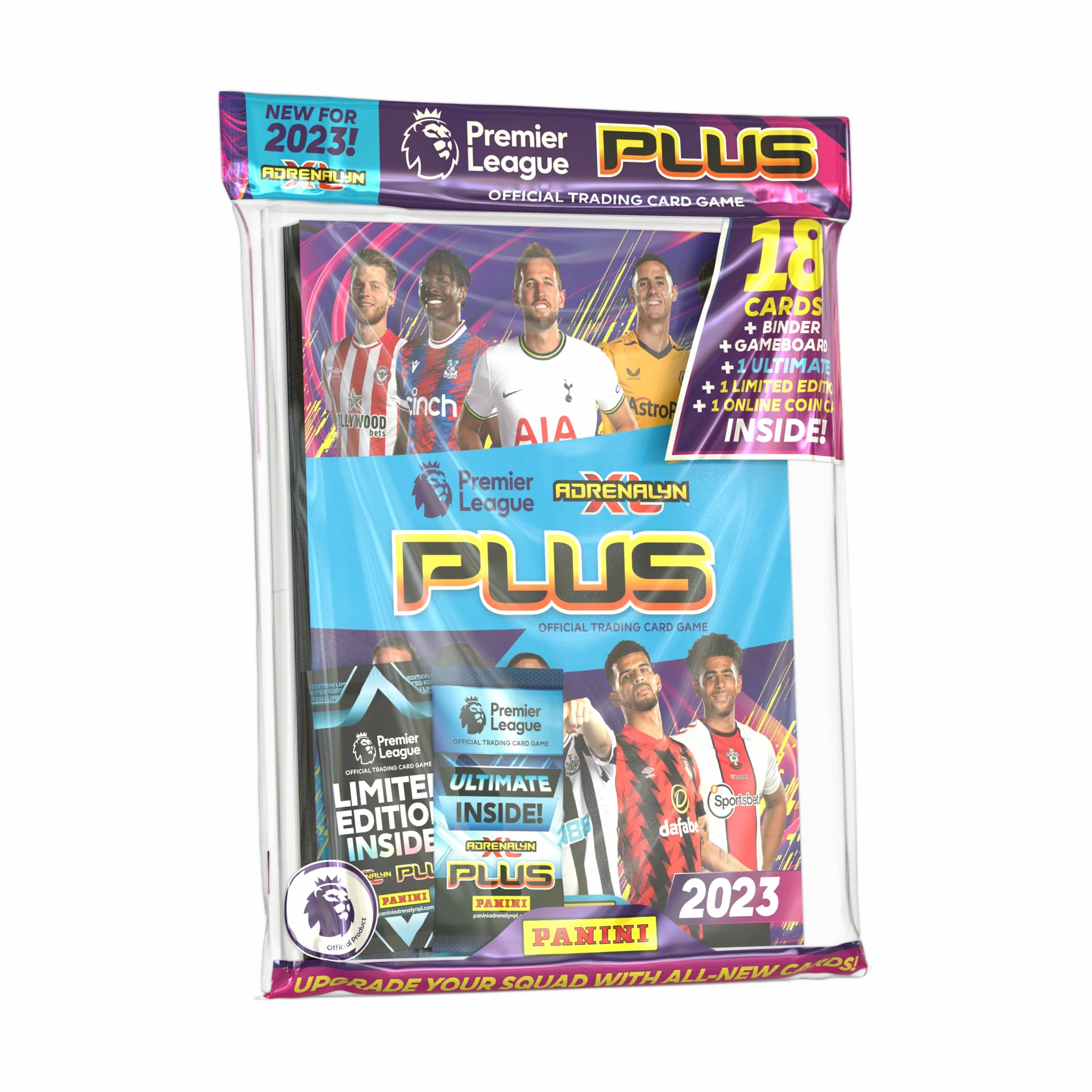 Panini- Premier League 2022/23 Adrenalyn XL Plus - Paquete de Inicio, Multicolor (PLAP2223SP)