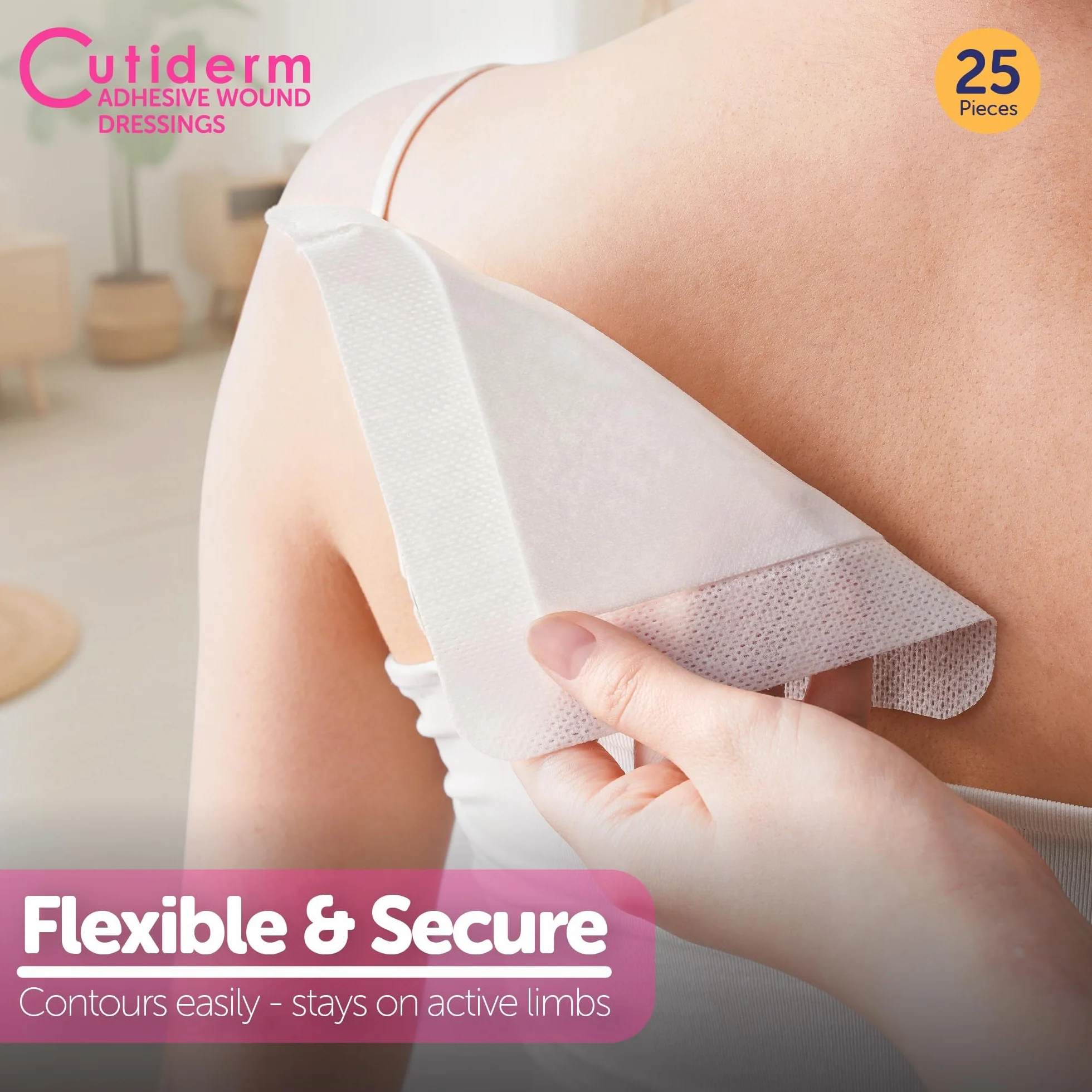 Cutiderm Apósito adhesivo estéril 15cm x 15cm caja 25