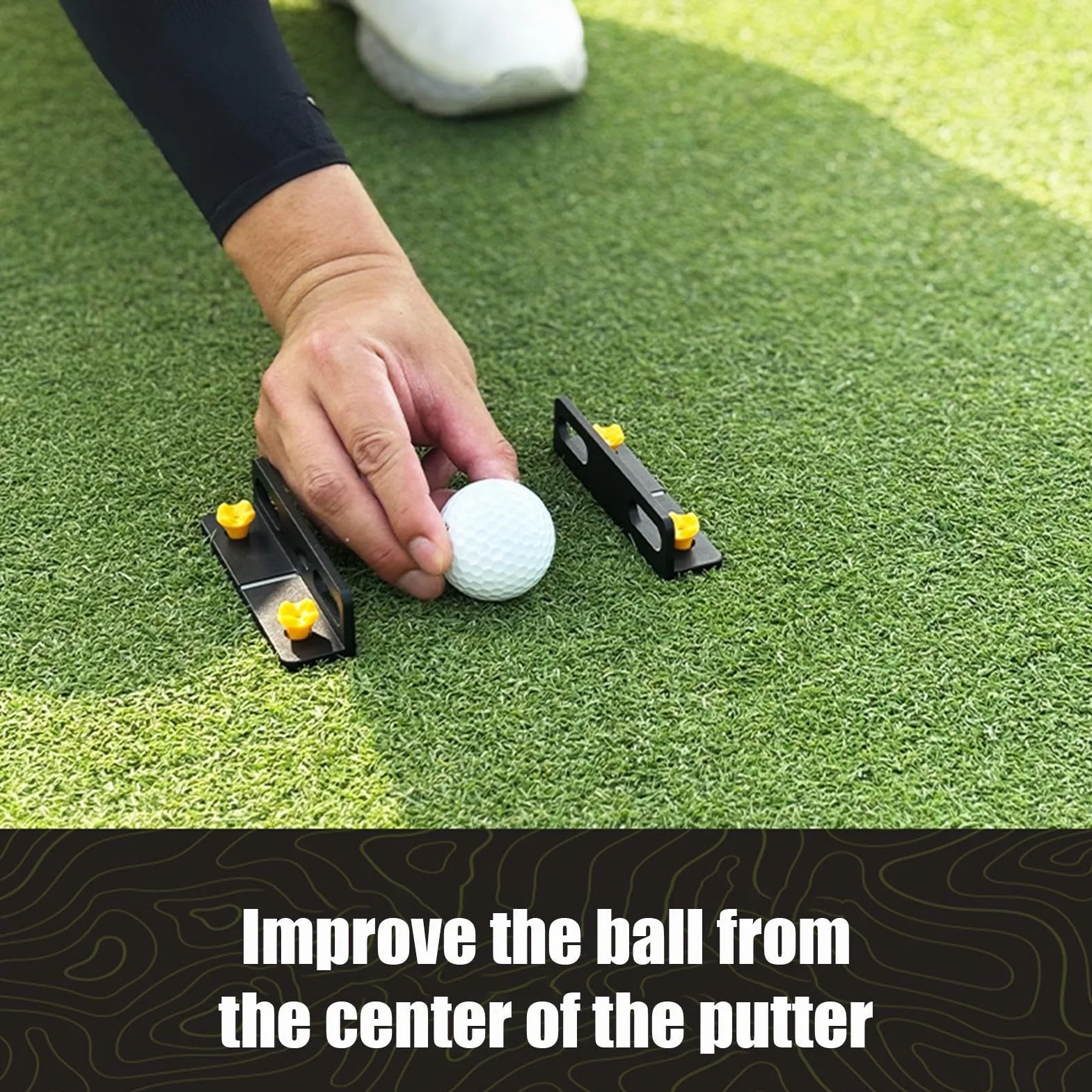 Entrenador De Swing De Golf - Ayuda De Entrenamiento De Golf | Entrenador De Putter Gate | Gulf Putt & Swing Practice | Portable Putting Gates Set | Kit Compacto Liviano con Diseño Combinado para Los