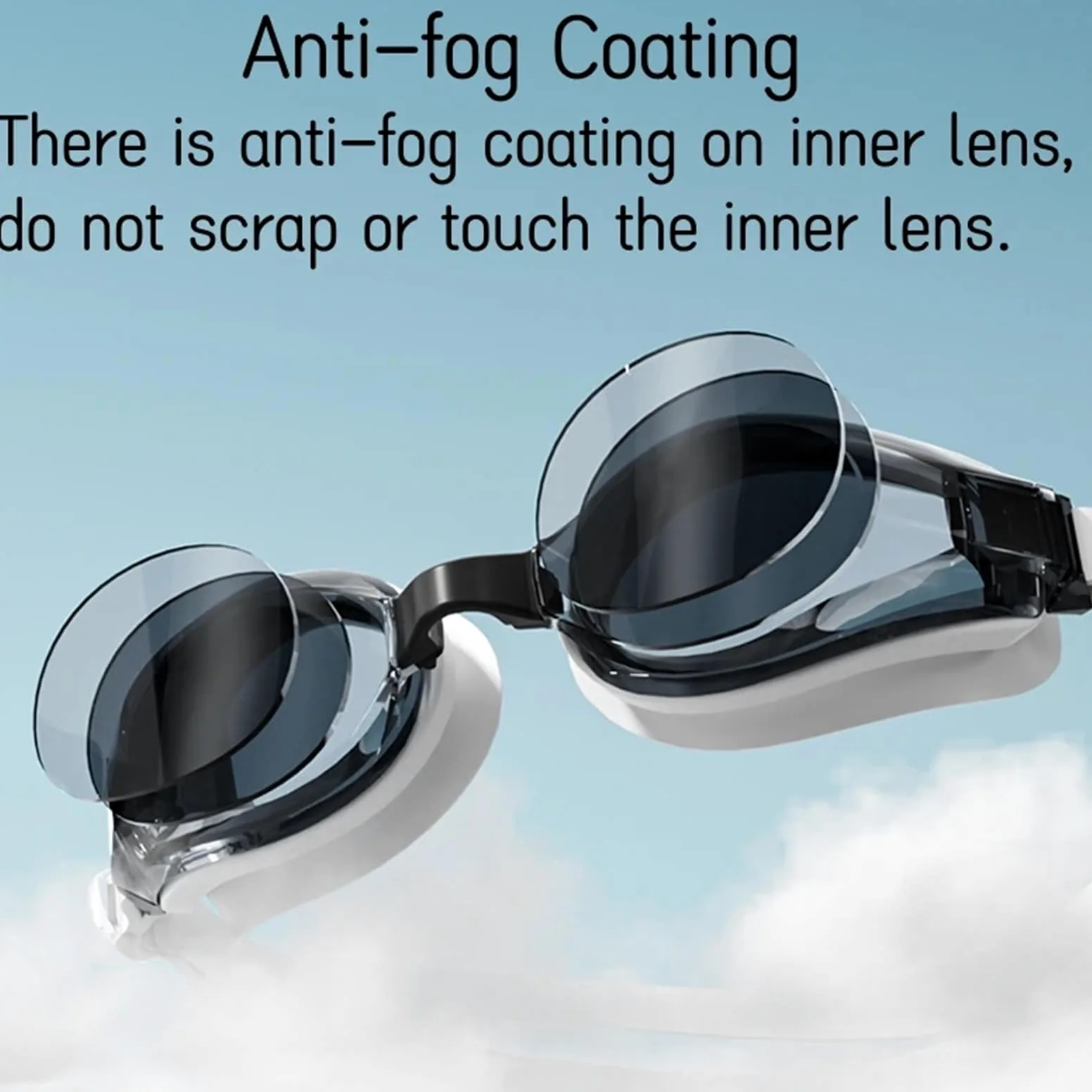 1 pieza gafas de natación unisex antivaho impermeables Para Deportes | Gafas de natación for adultos, gafas de natación ajustables sin fugas
