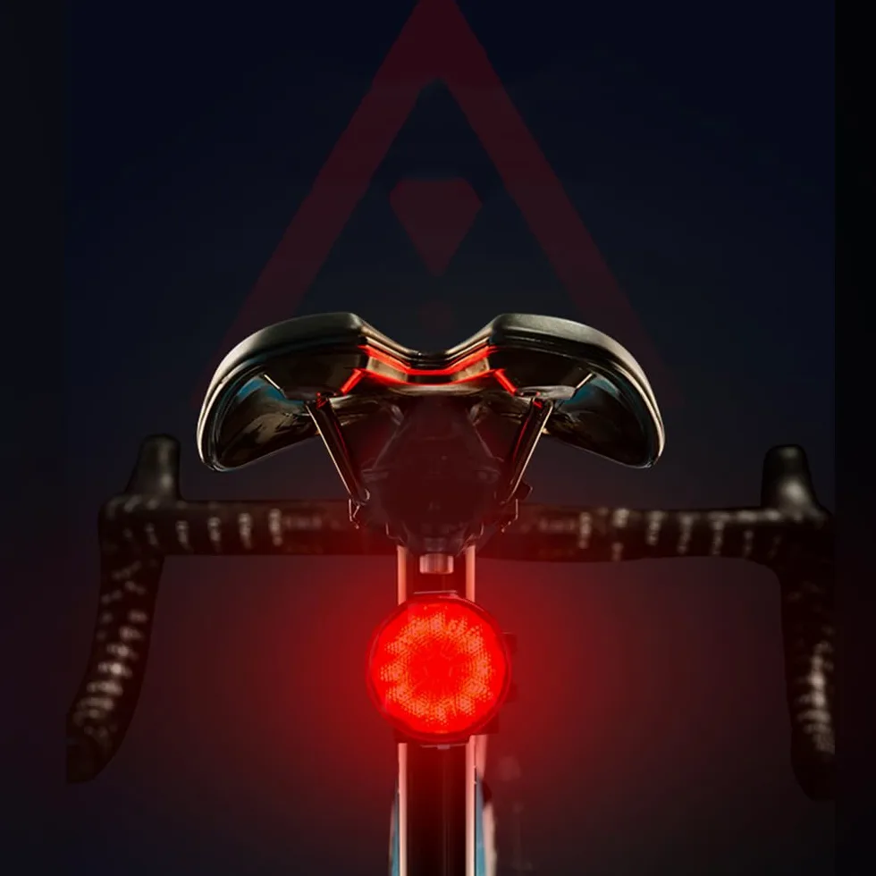 Luces traseras para Bicicleta, Luces para Ciclismo Nocturno, Luces para Bicicletas de montaña y Carretera, Accesorios de Carga para Bicicletas