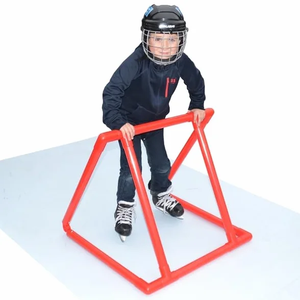 Base Niños Skøjte førstehjælp Til børn BASE Patines de Hielo Andadores para Niños Ayuda a Entrenar Aprender a Patinar sobre Hielo Hockey sobre Hielo, Rojo, 63,3 x 72,2 x 72,2 cm EU