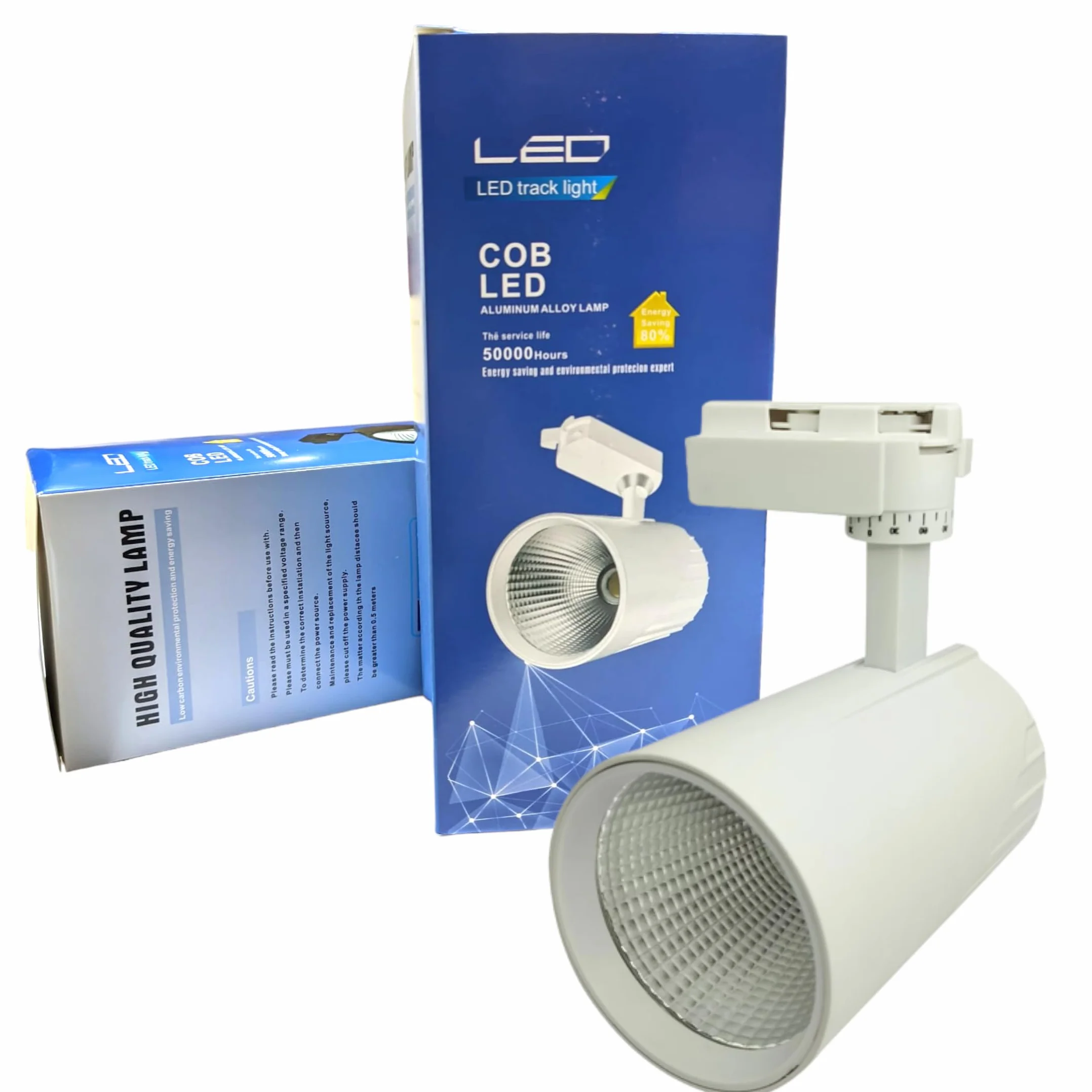 Jandei Foco Techo Led Carril 30W Blanco Neutro 4200K 3000 Lúmenes 185V-265V AC Aluminio