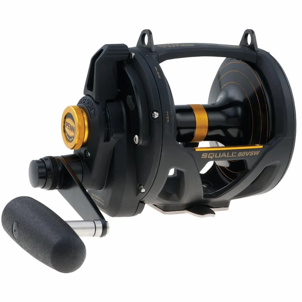 Penn Squall - Carrete de Pesca (2 velocidades)