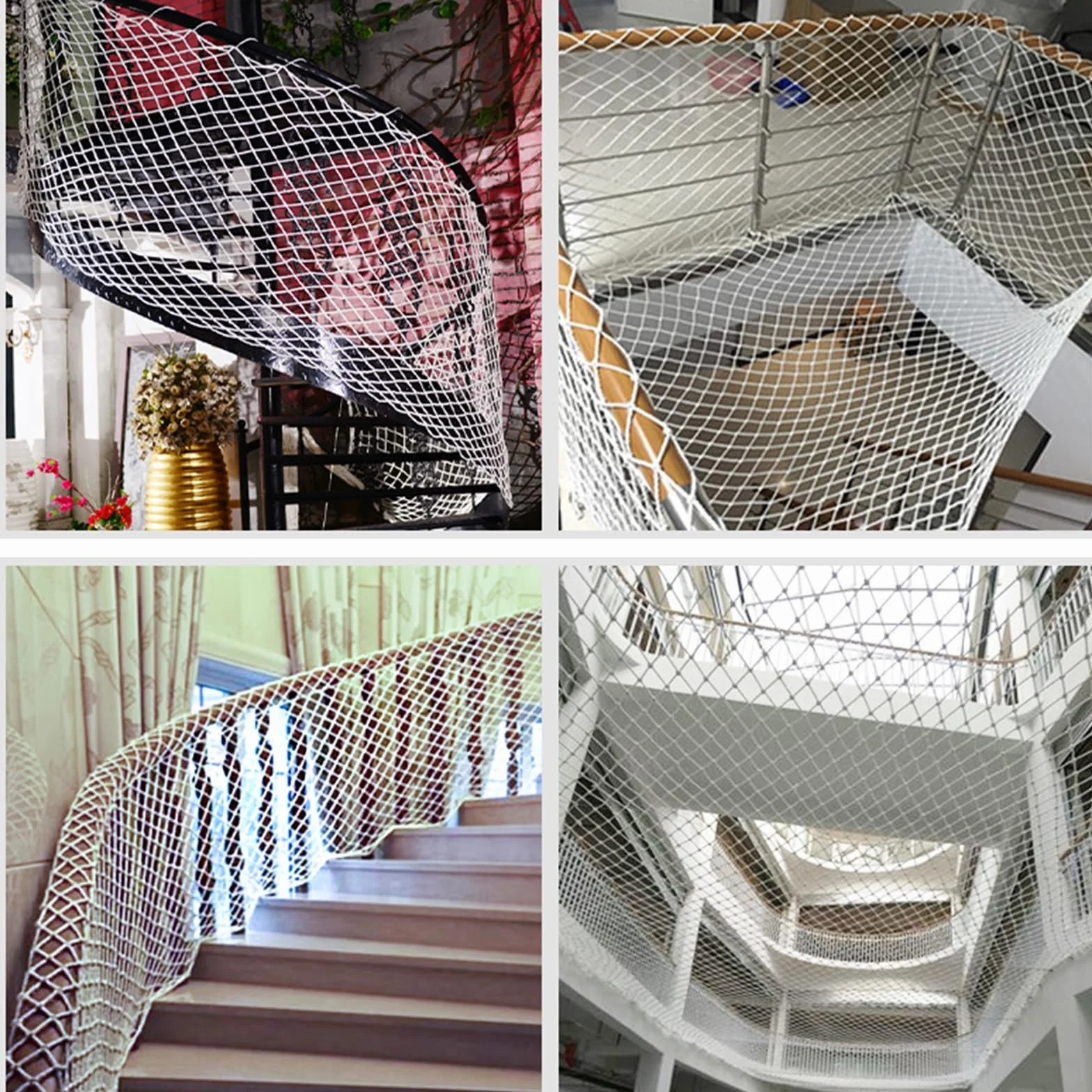 SHAARI Valla De Red De Cuerda, Resistente A Los Desgarros, Flexible, Adecuada para Redes De FúTbol, Seguridad En Parques Infantiles(10cm Mesh,5x6m)