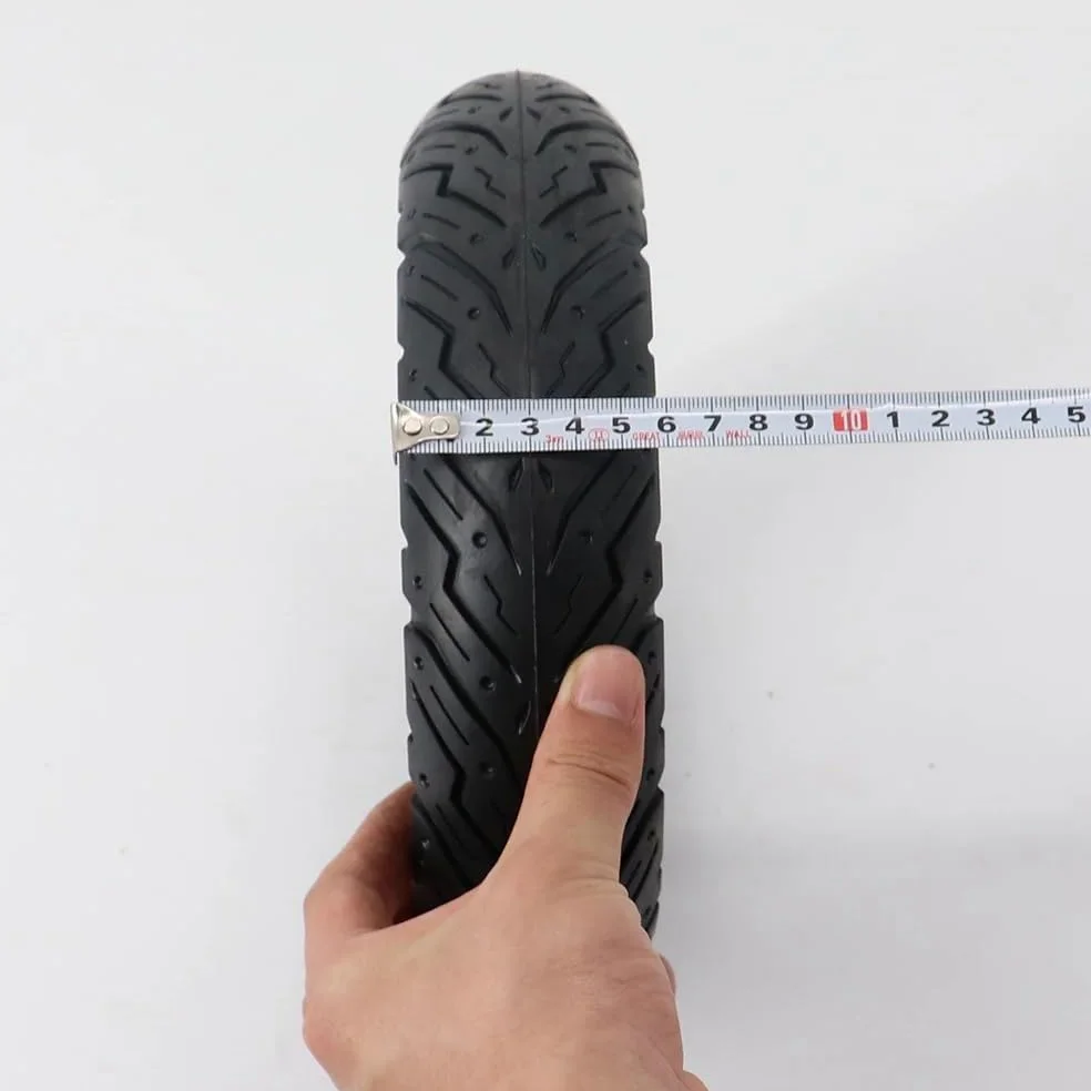 Neumático para Patinete eléctrico Neumático Macizo de 10 Pulgadas 10x2,5 10x2,50 Neumático Macizo no neumático para Patinete eléctrico Piezas para Ruedas eléctricas de Coche de Equilibrio Rueda para