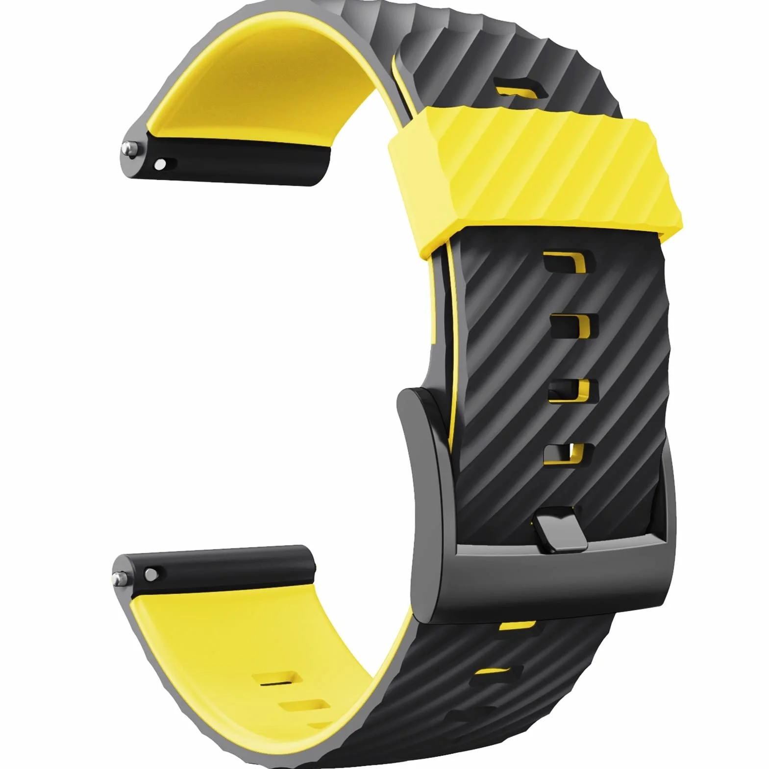 Correas de Silicona de 24mm, Correa de Repuesto para Reloj Suunto 7 D5, Pulsera Suunto 9 Spartan Sport HR Baro, Pulsera para Reloj Inteligente