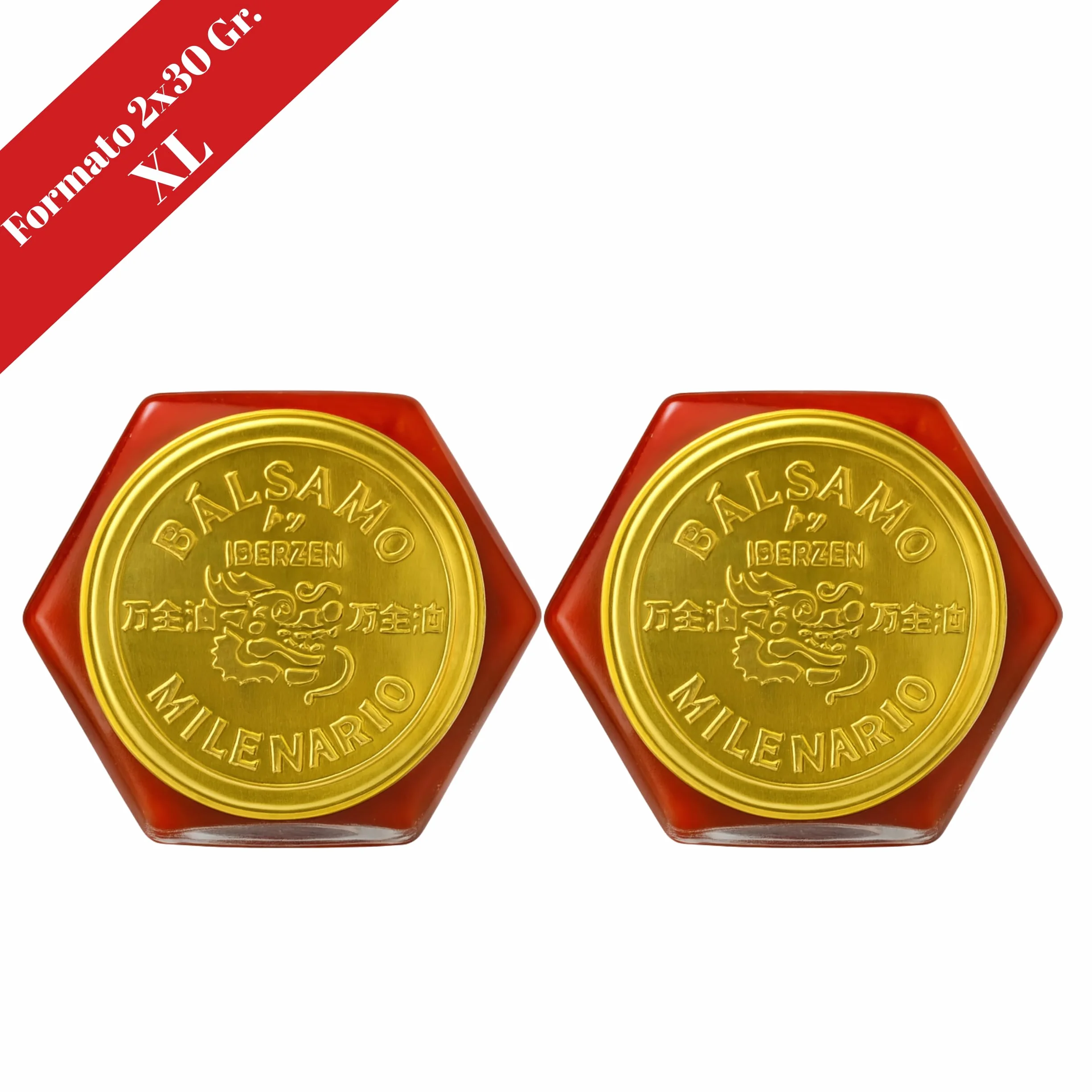 Crema del Tigre Roja Bálsamo Milenario 60 gr Extra Fuerte Pack Ahorro 2 Unidades para Masajes